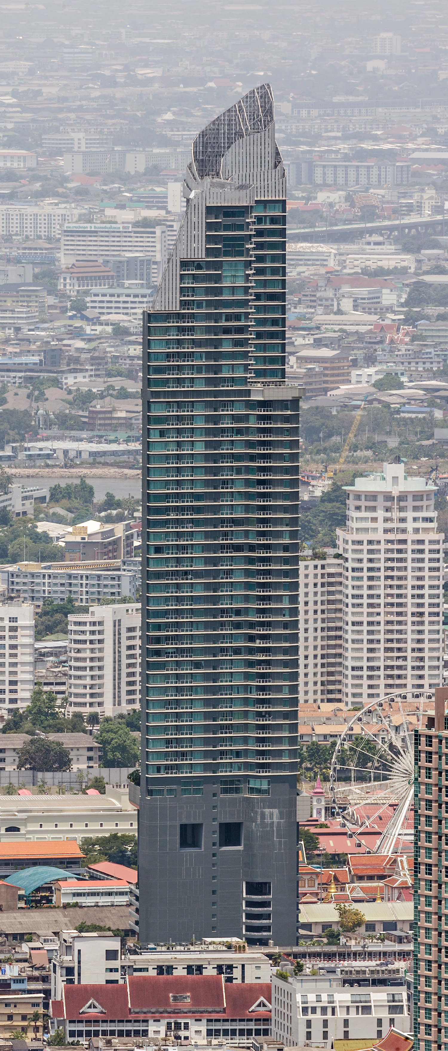 Menam Residence - View from King Power Mahanakhon 