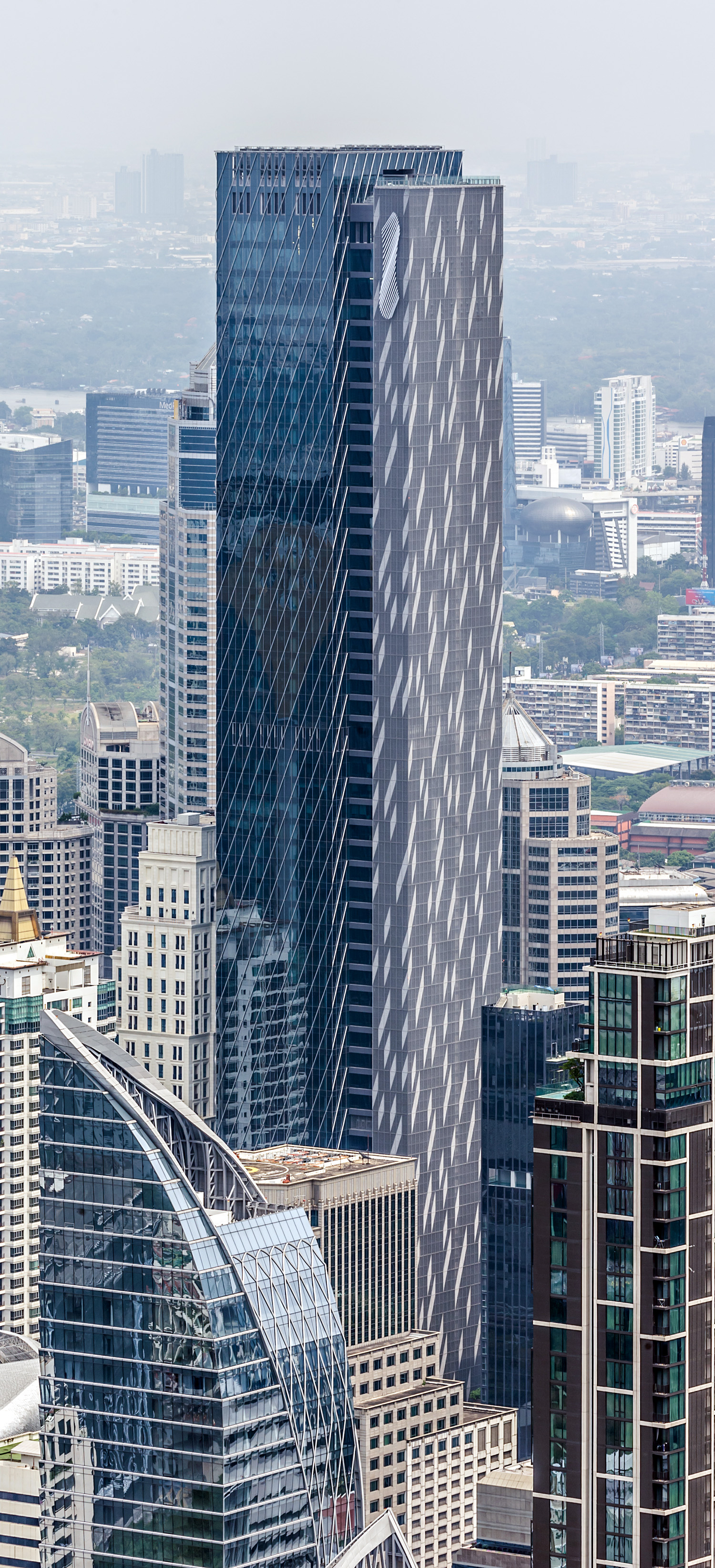 One City Centre - View from Baiyoke Tower II 