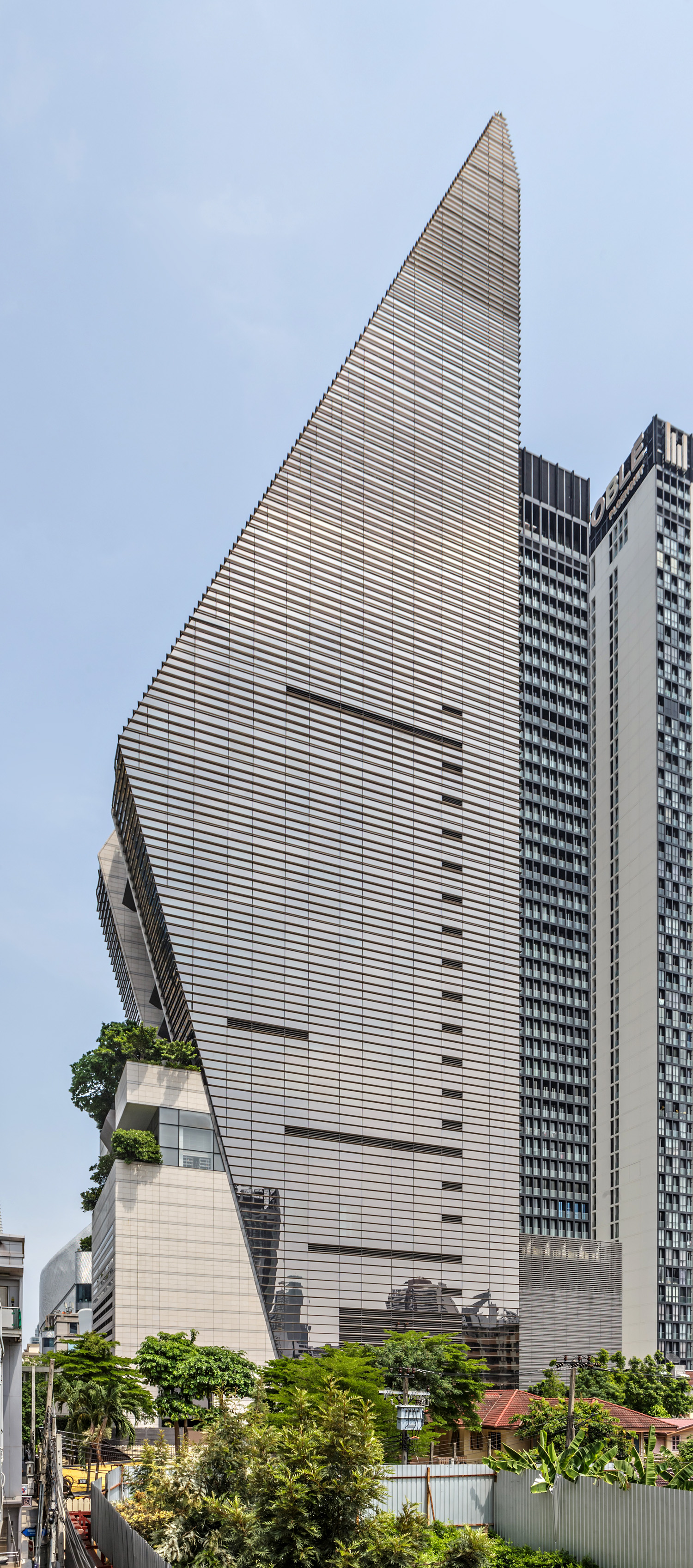 Rosewood Bangkok Hotel - View from Phloen Chit Station 