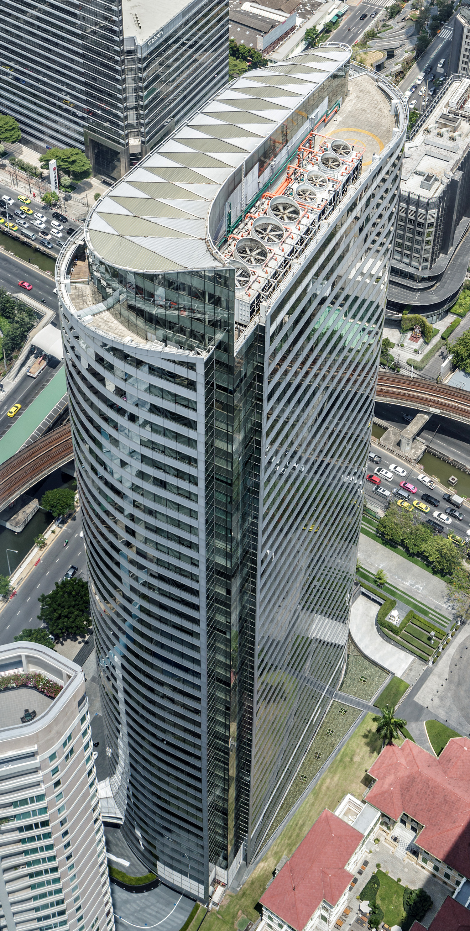 Sathorn Square Office Tower - View from King Power Mahanakhon 