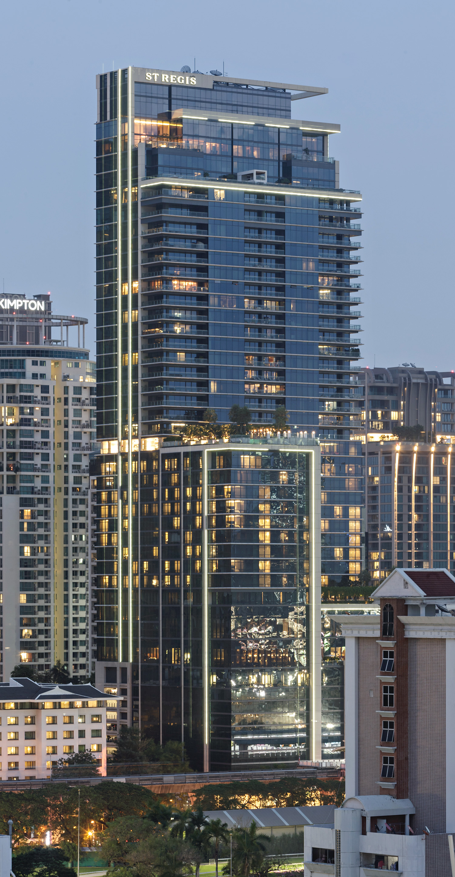 St. Regis Hotel & Residences Bangkok - View from Novotel Bangkok on Siam Square 
