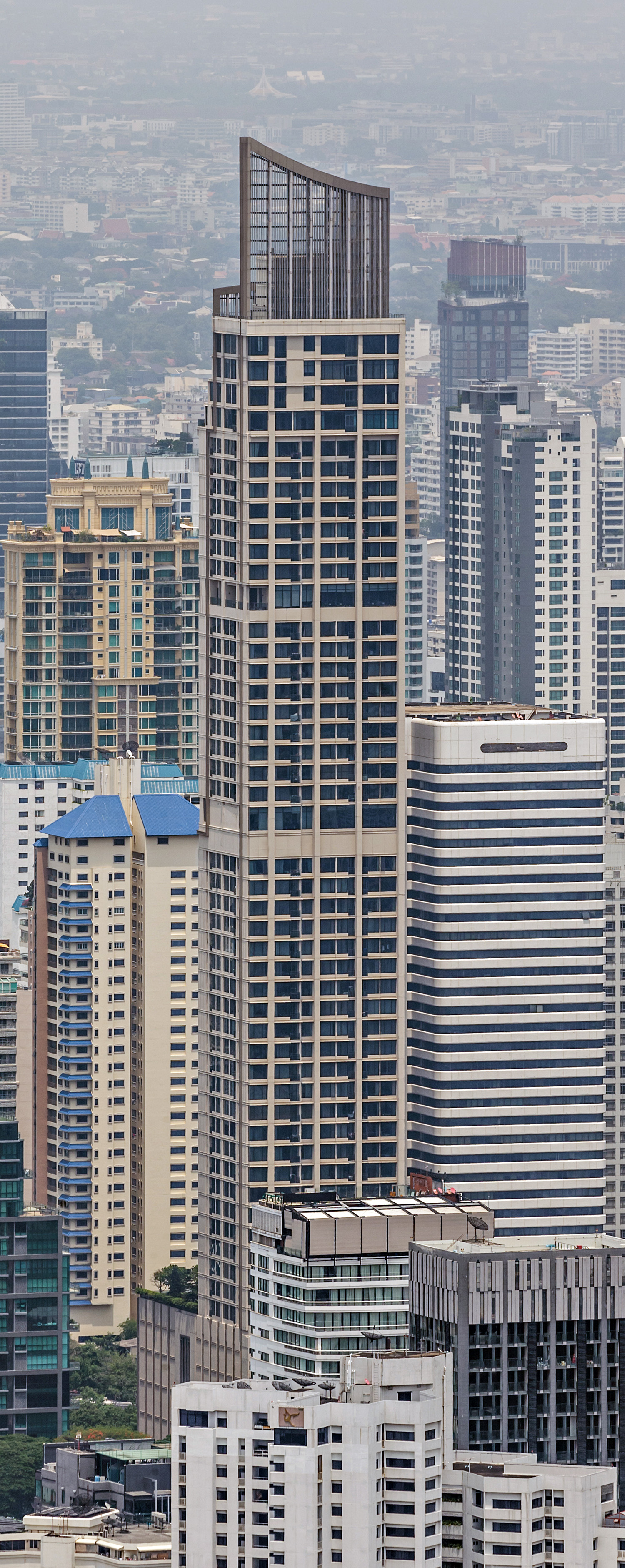 The ESSE Asoke - View from Baiyoke Tower II 