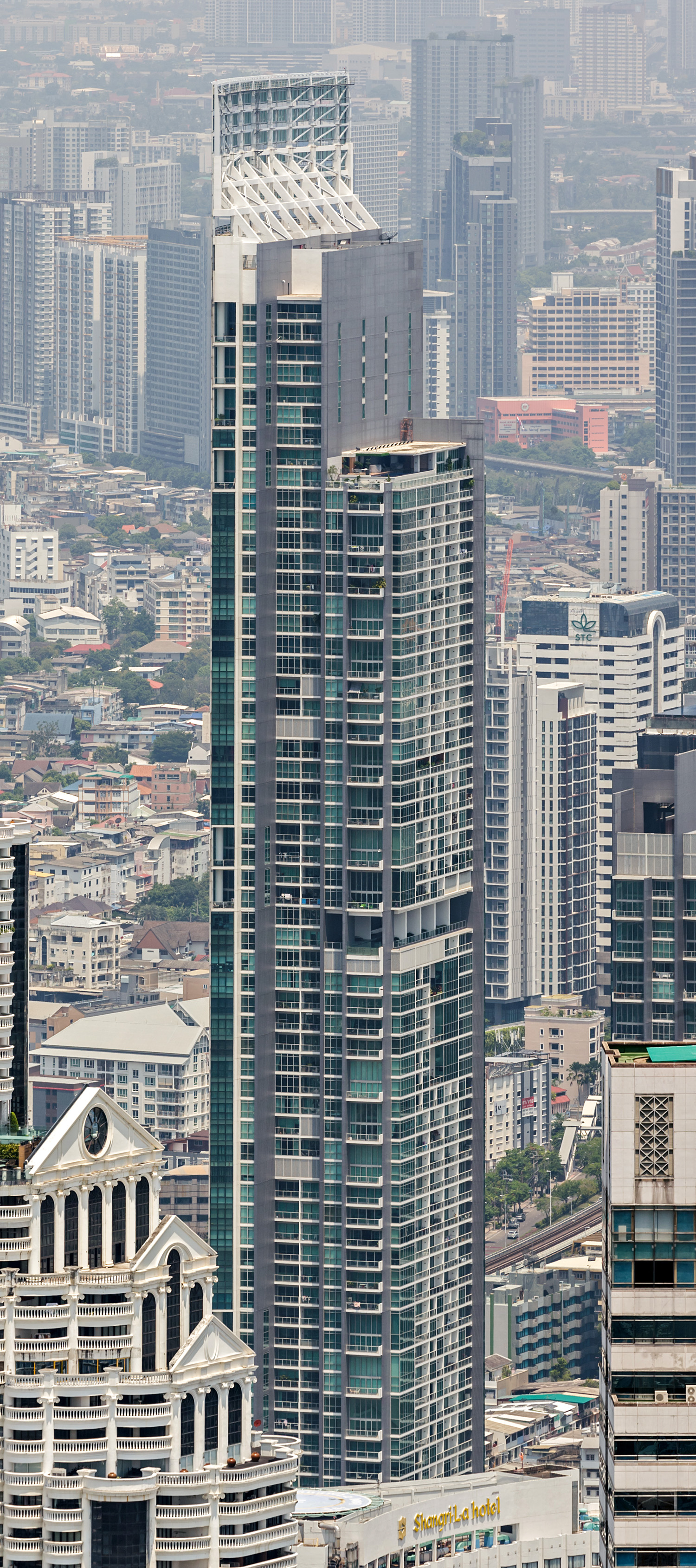 The River South Tower - View from King Power Mahanakhon 