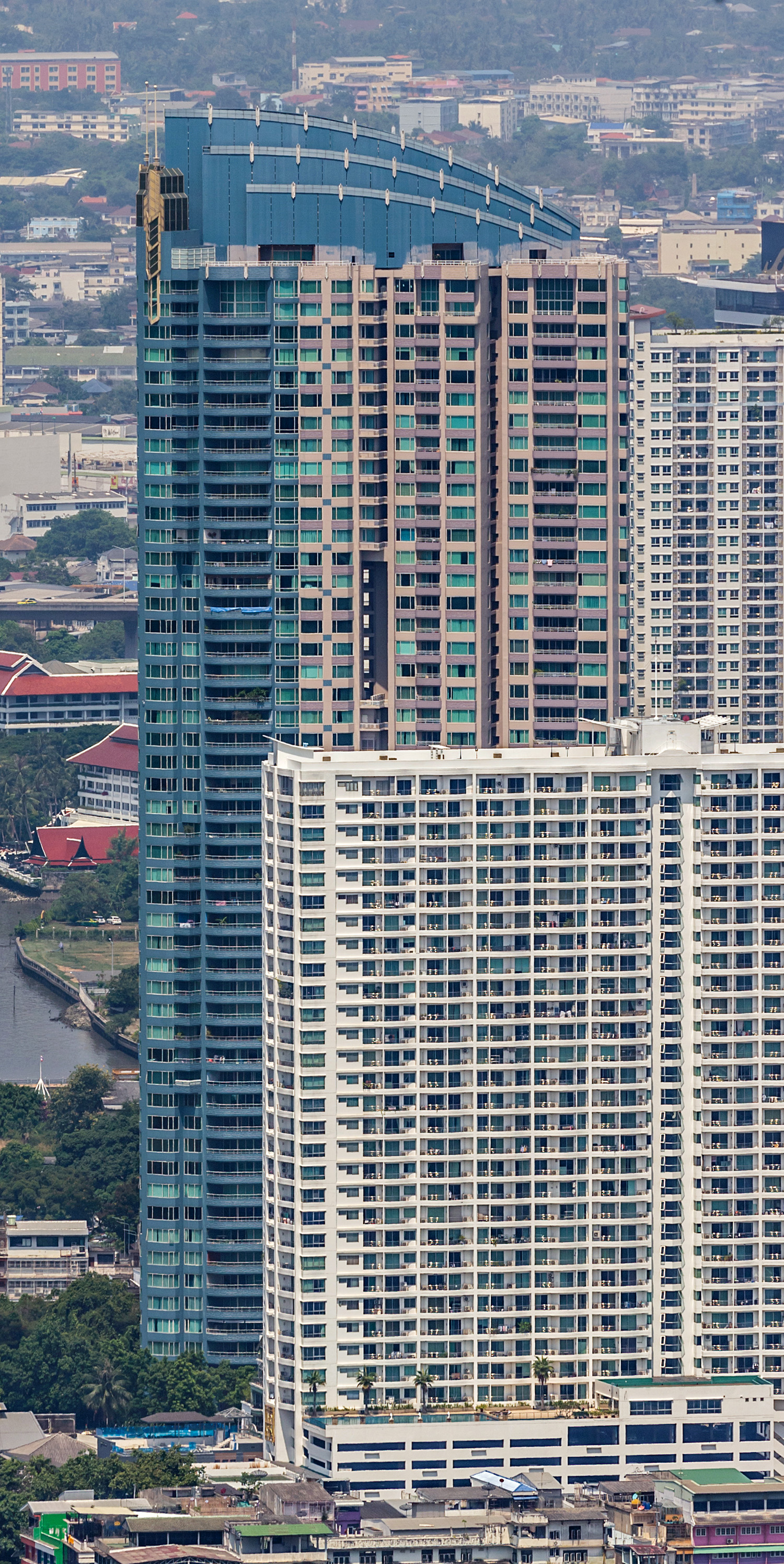Watermark Chaophraya Tower A - View from King Power Mahanakhon 