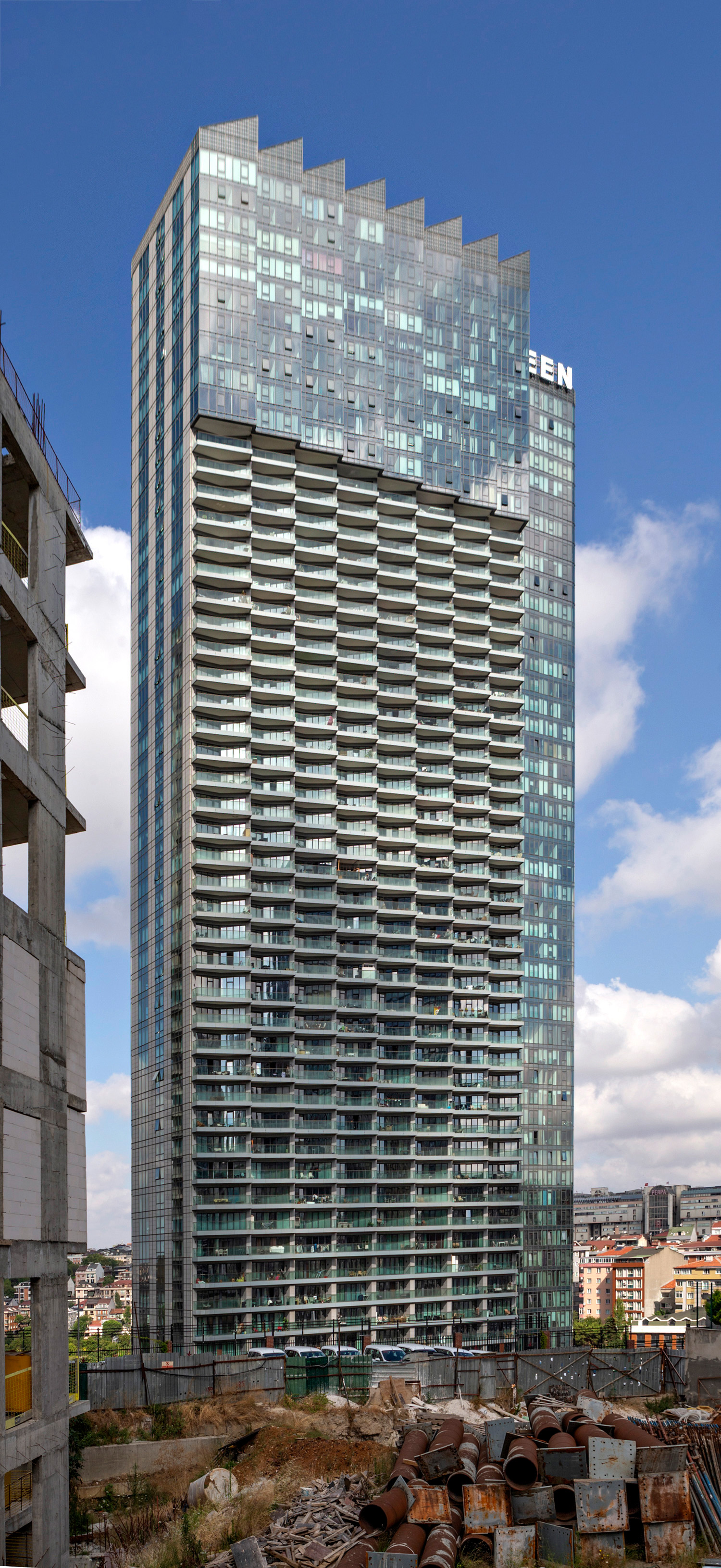 Bomonti Time Residence - View from the east 