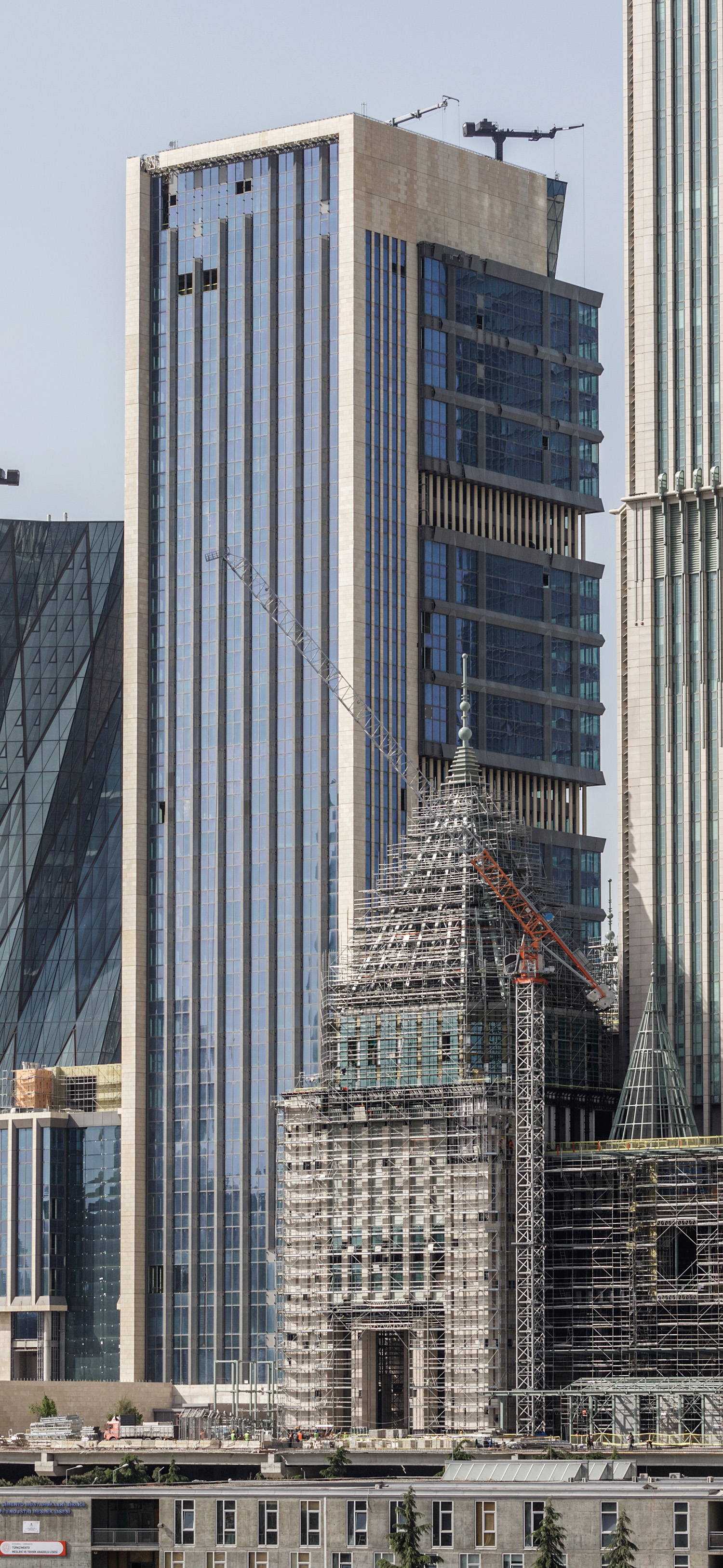 Halkbank Headquarters Tower 2 - View from the north 