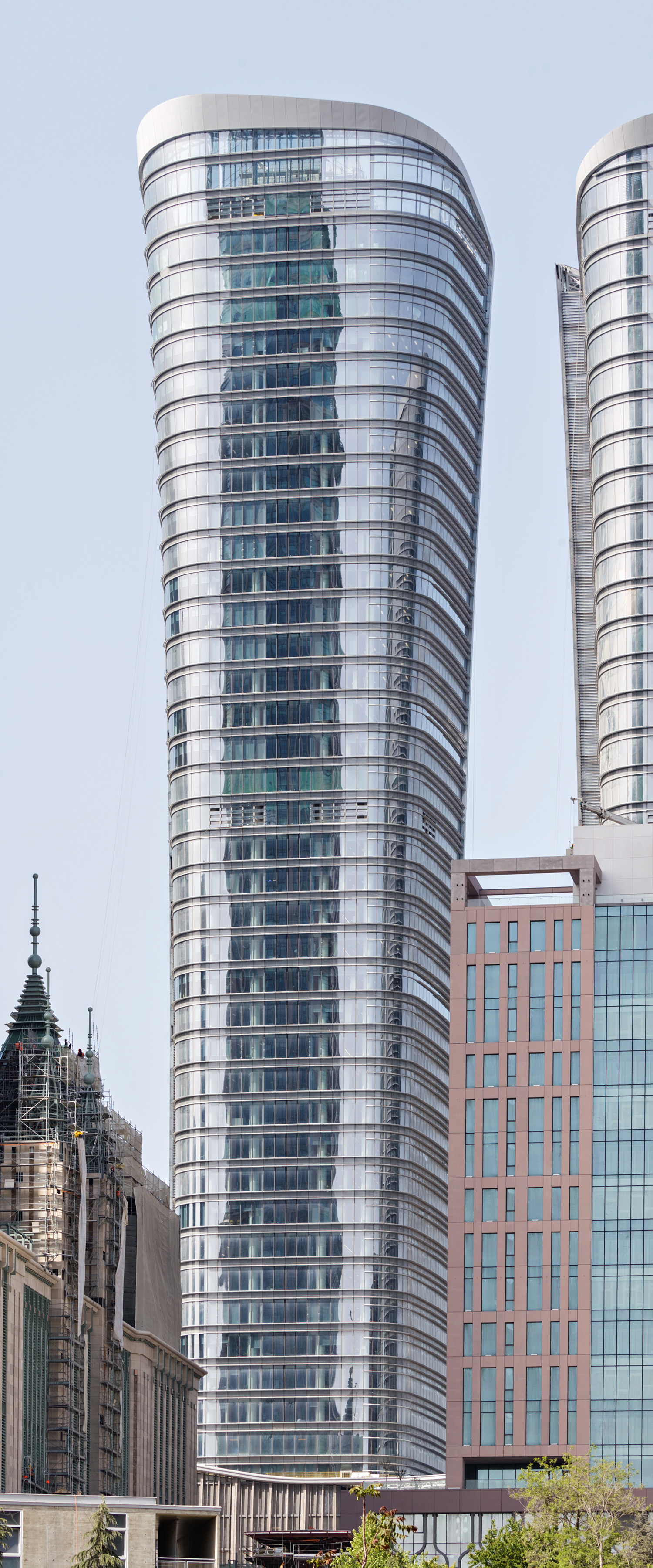 Istanbul International Finance Center Ziraat Tower I - View from the north 