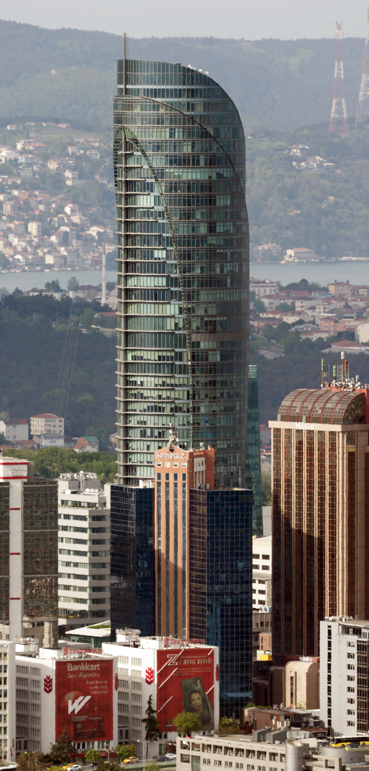 Maslak Spine Tower - View from Sapphire Tower 