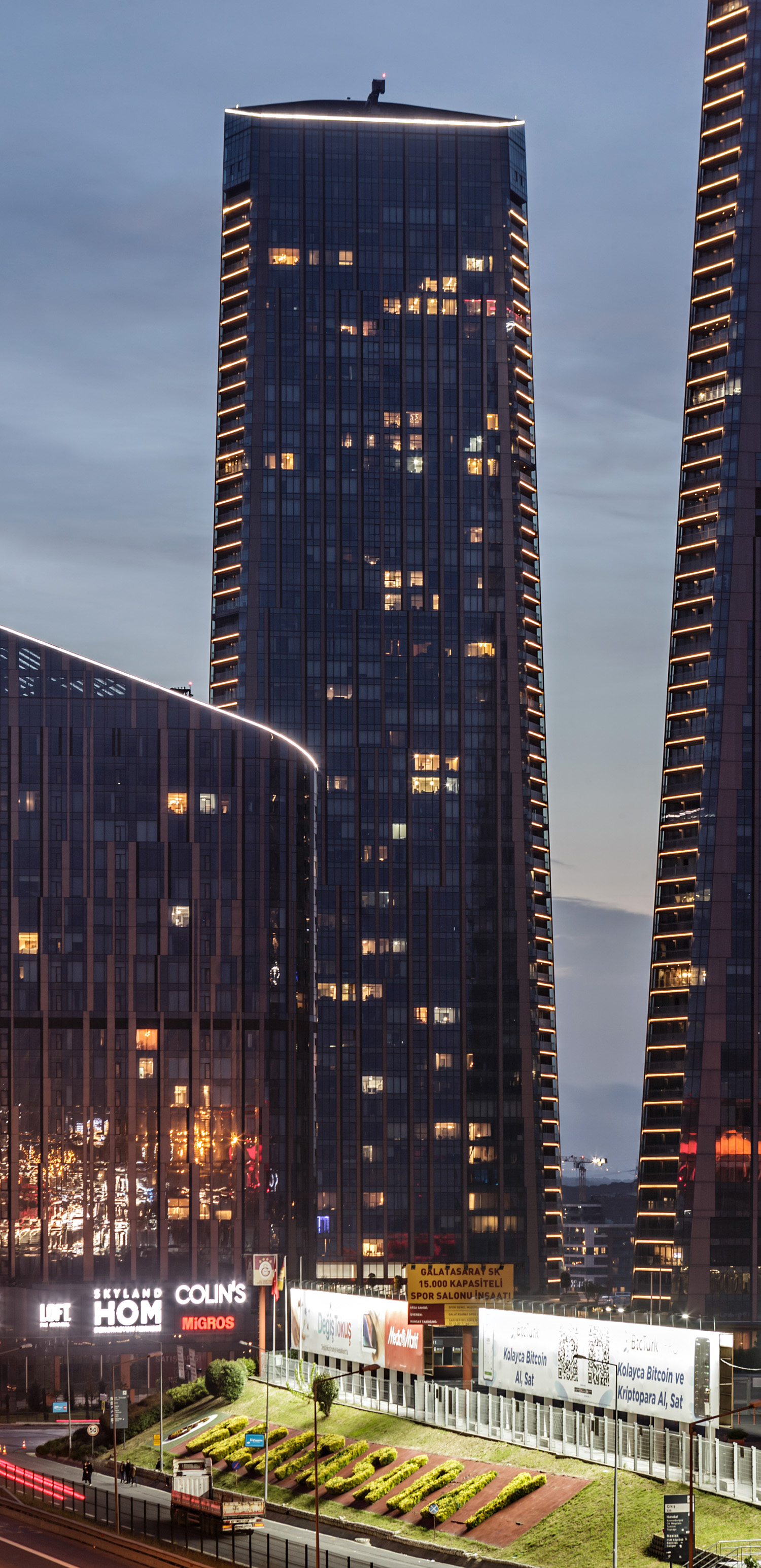 Skyland Residential Tower - View from the east 