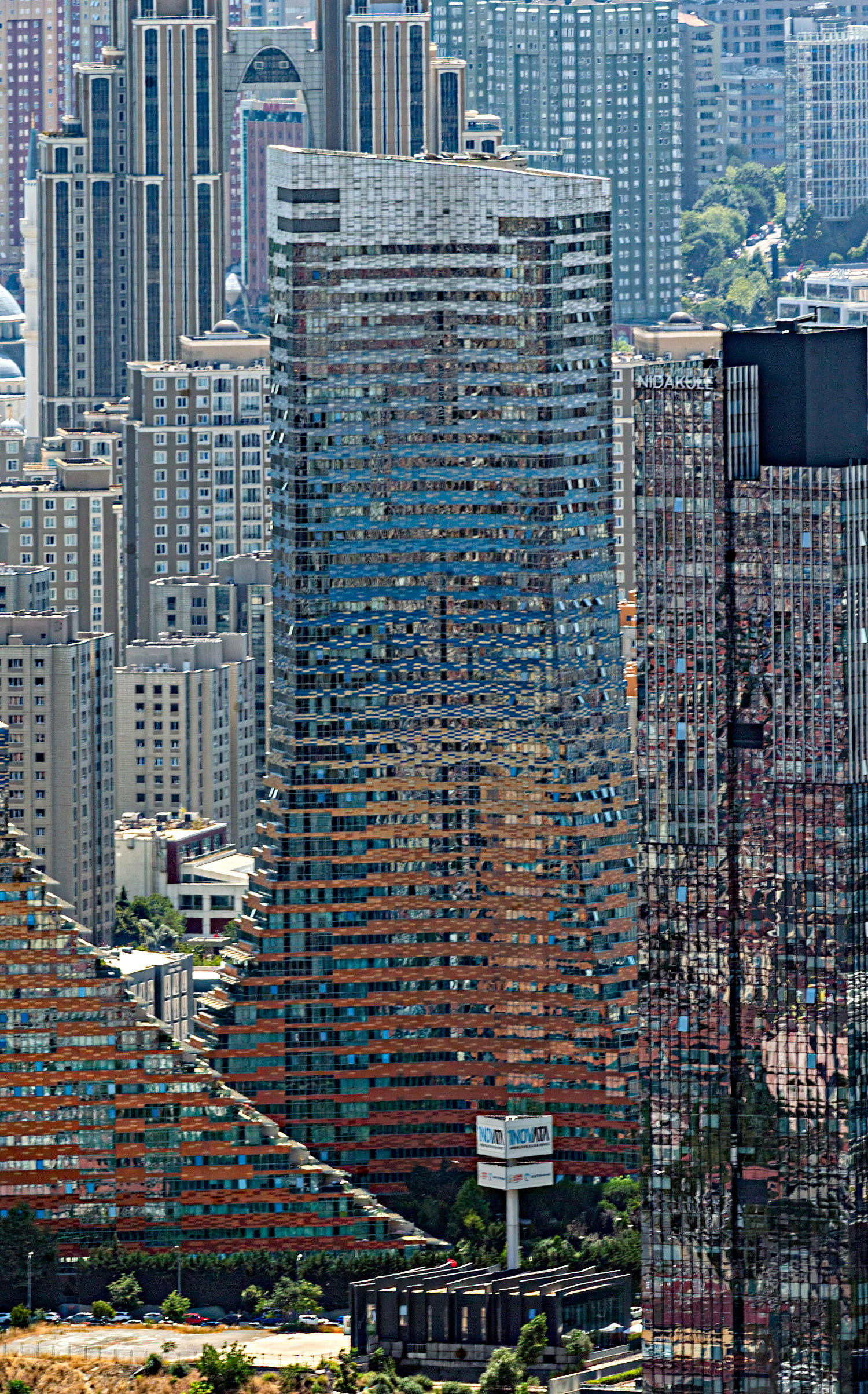 Varyap Meridian C Block - Blurry view from aml?ca Tower 