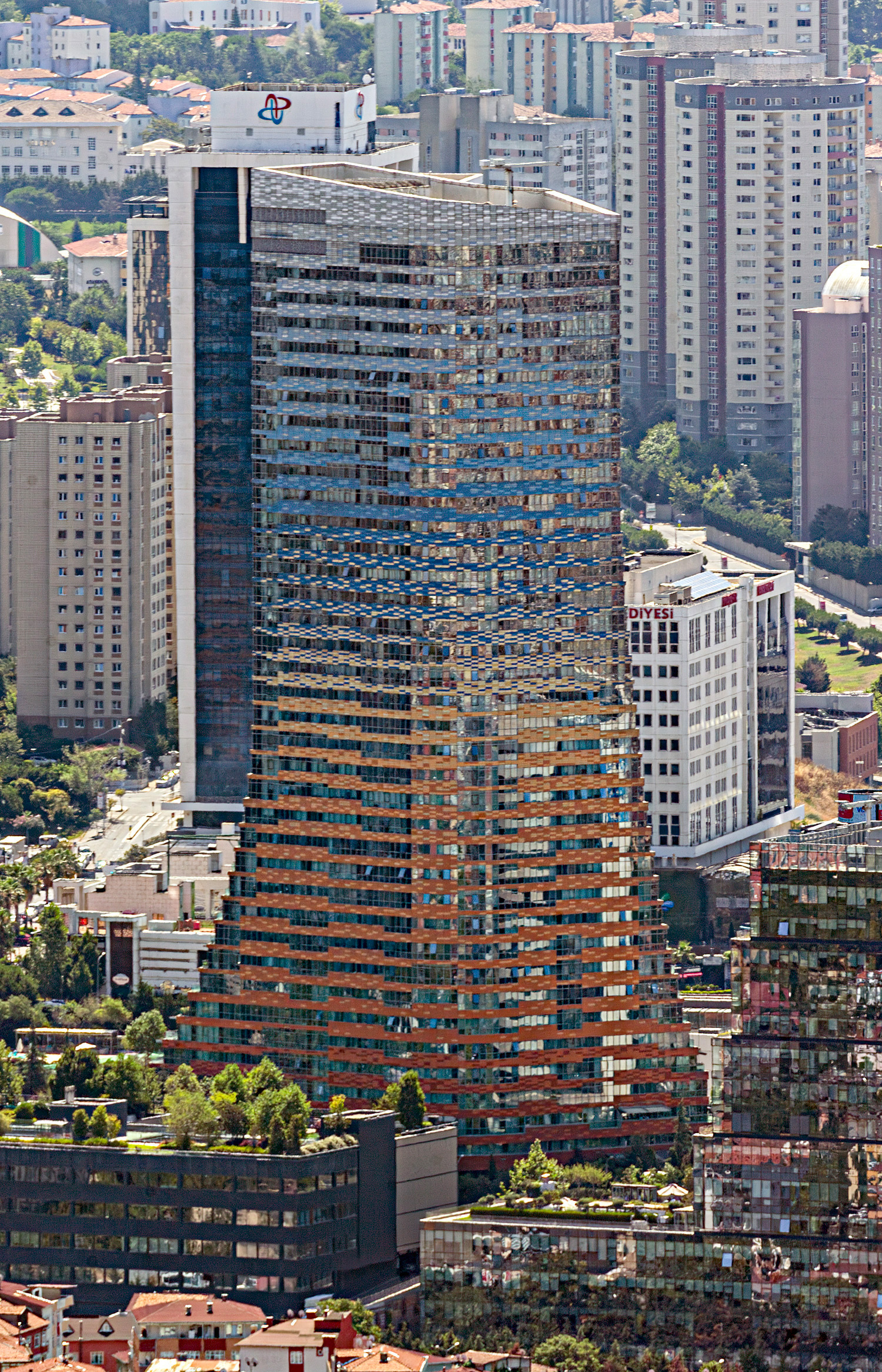 Varyap Meridian E Block - View from aml?ca Tower 