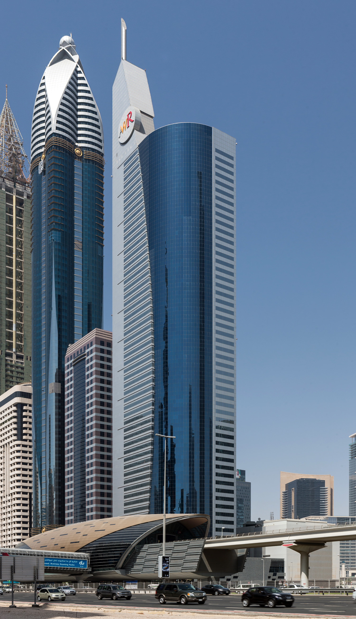 21st Century Tower - View across Sheikh Zayed Road 