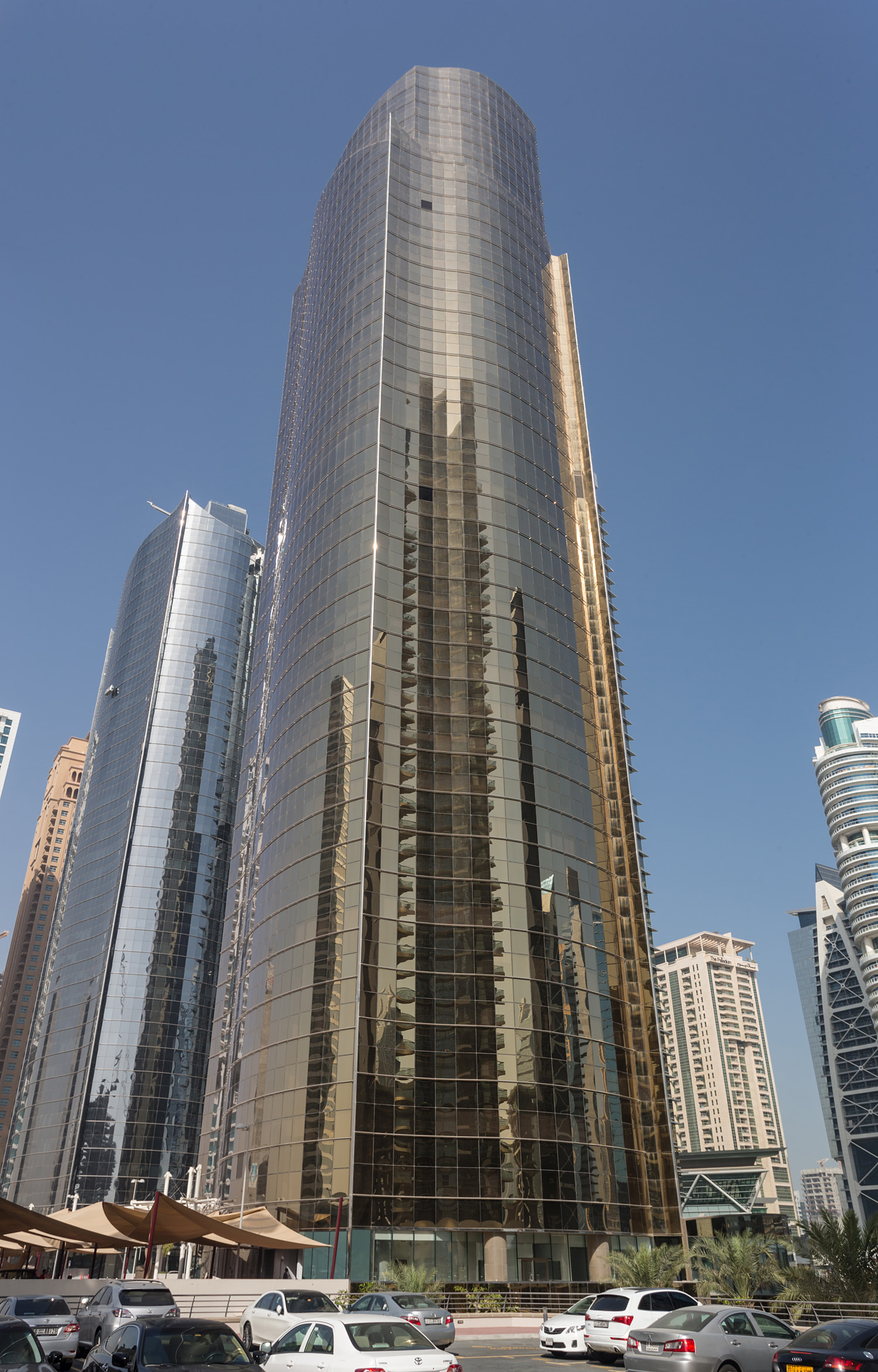 AU Tower - View from the east 