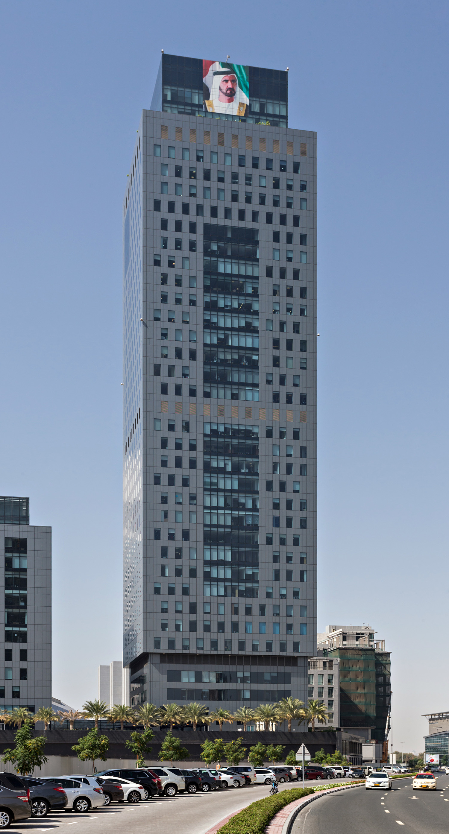 Al Fattan Currency House - View from Al Mustaqbal Street 