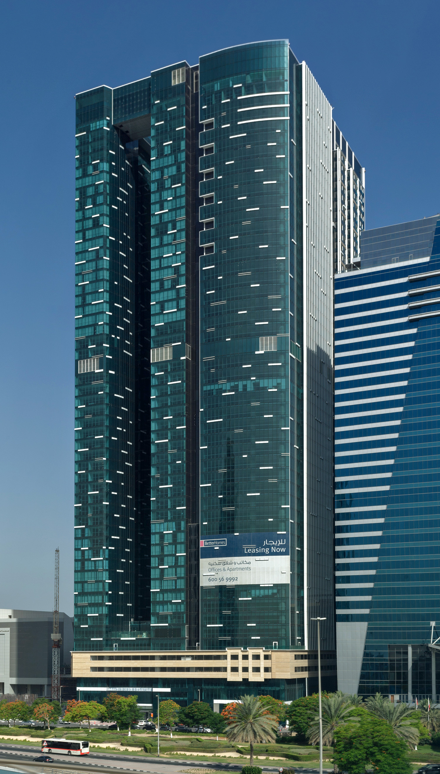 Burj Al Salam - View from Dubai Metro Red Line 