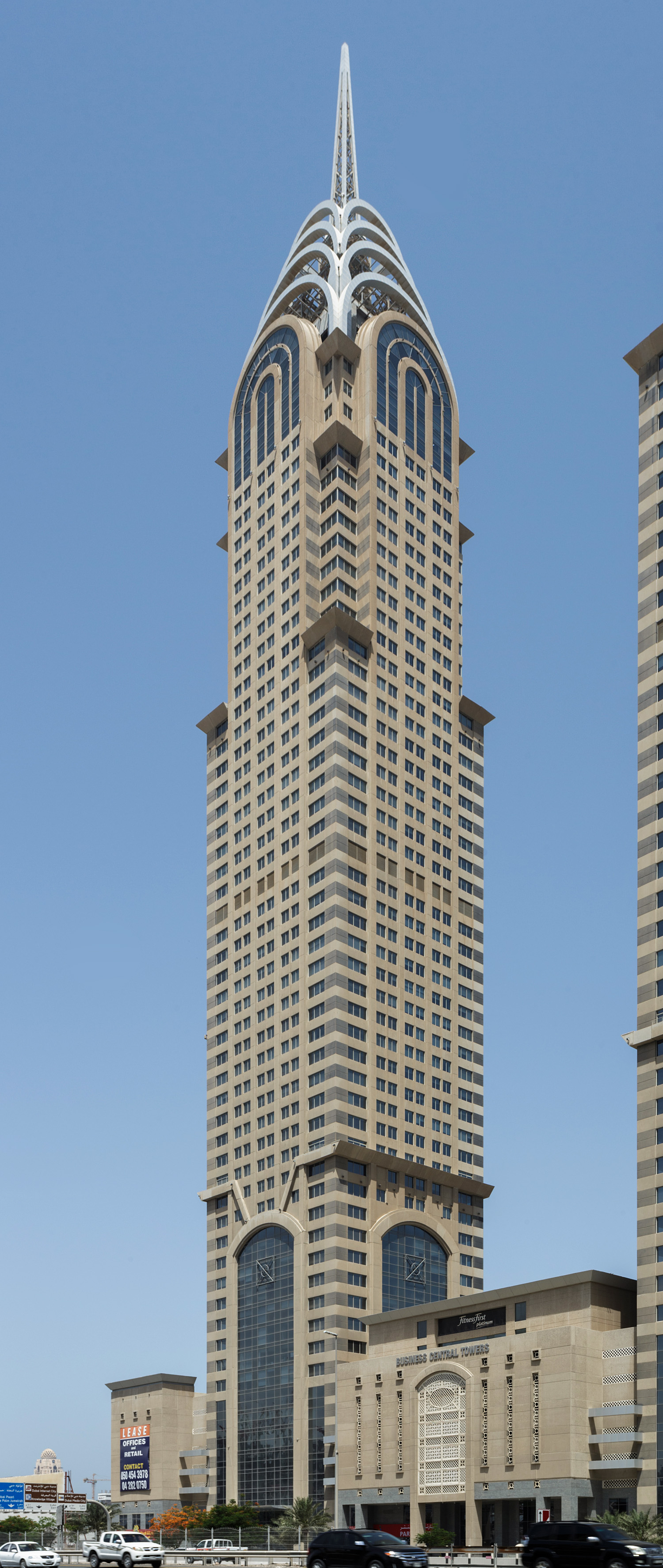 Business Central Tower 2 - View across Sheikh Zayed Road 