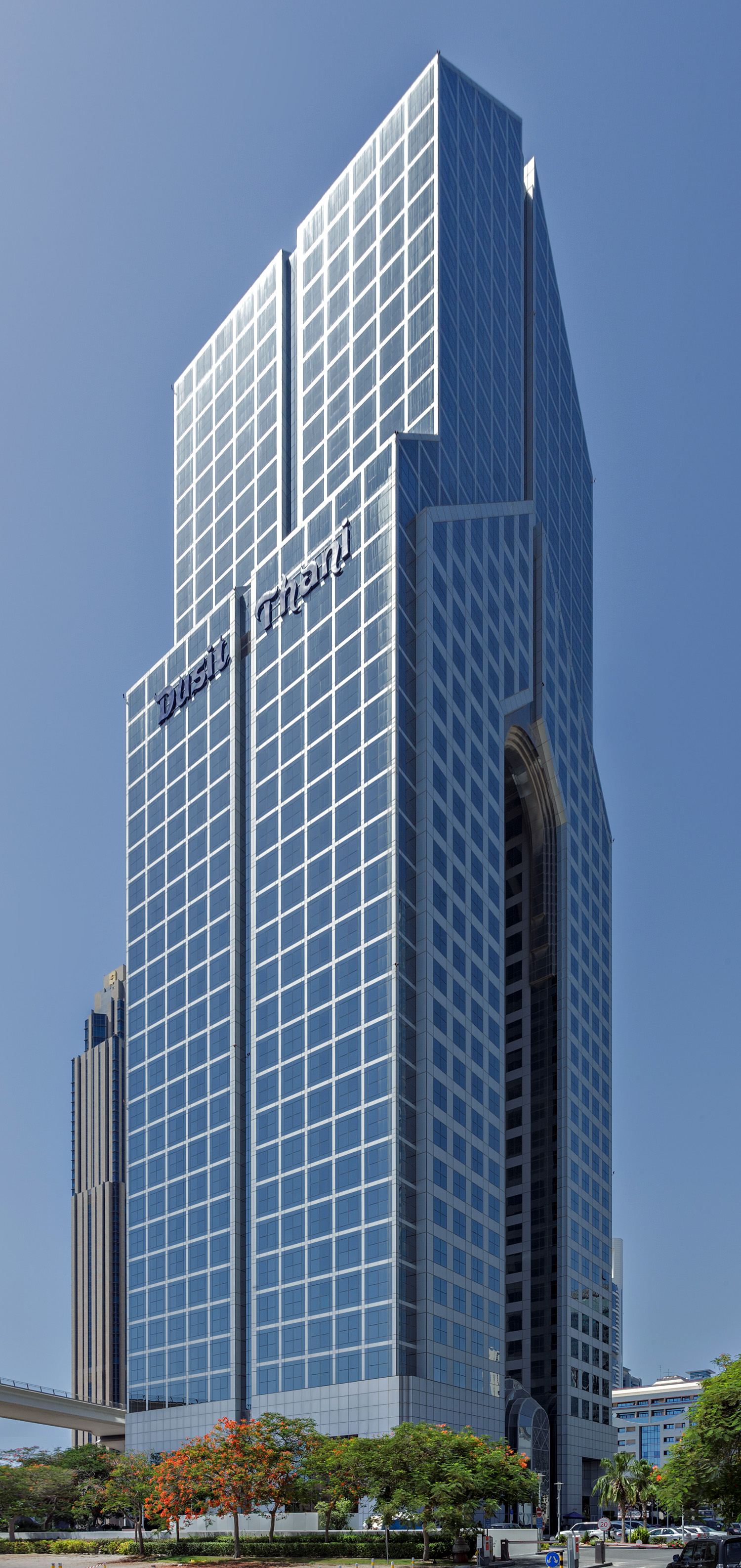 Dusit Thani Hotel - View from the southeast 