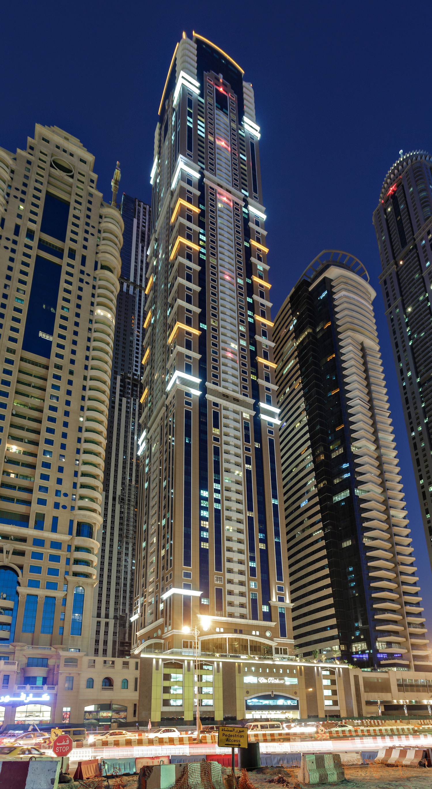 Elite Residence - View from the north 