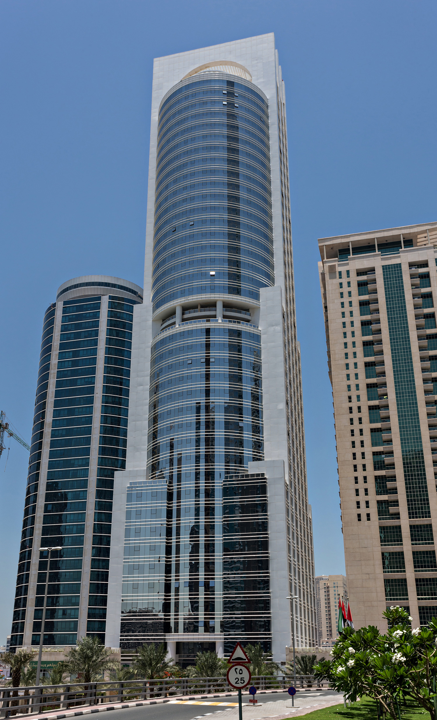 Goldcrest Executive Tower - View from the east 
