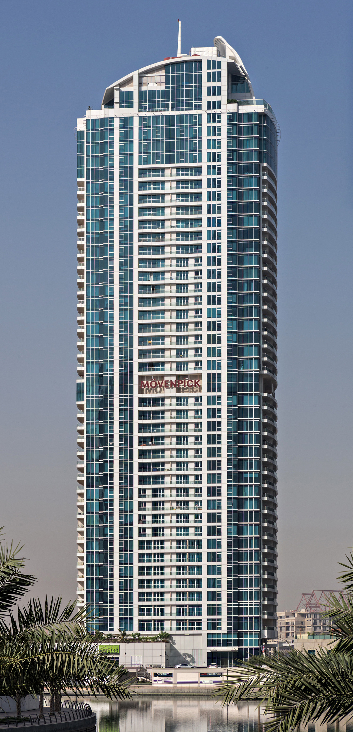 Laguna Tower - View across the lake 