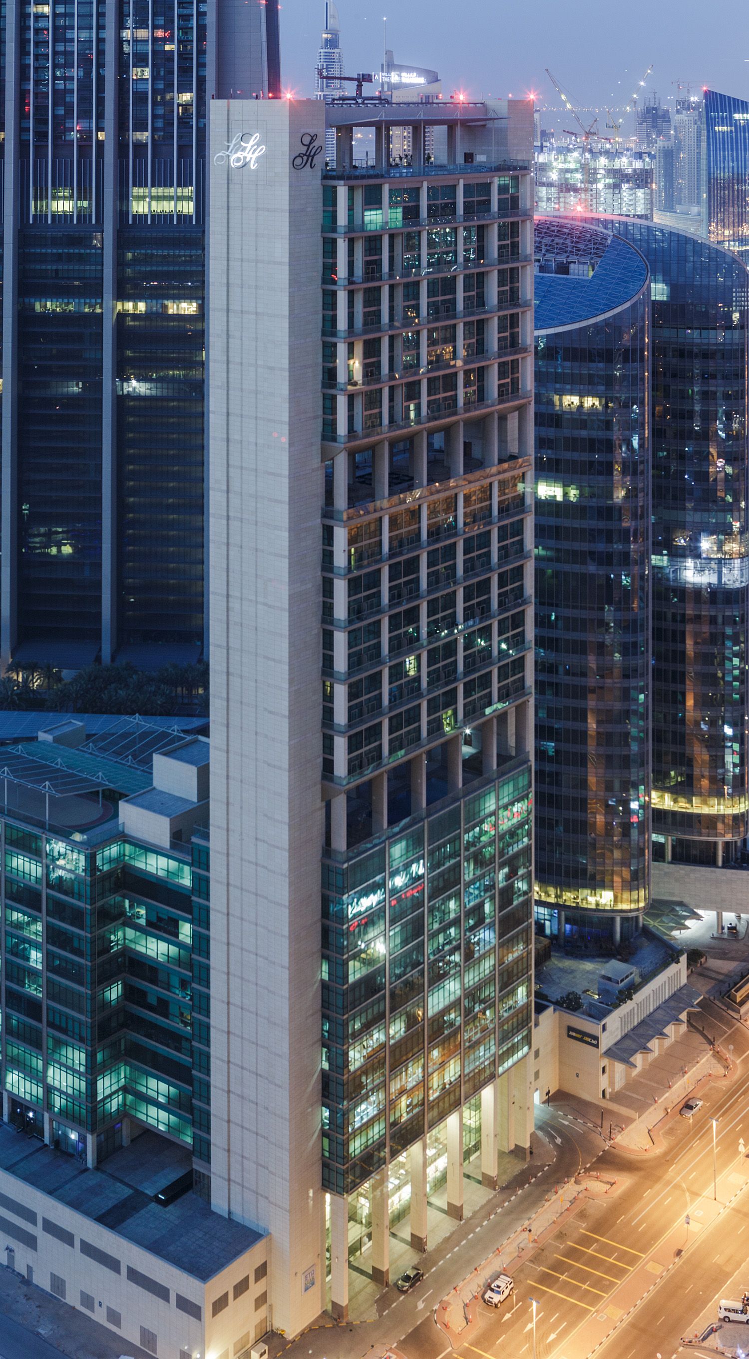 Liberty House - View from Rose Rayhaan Hotel 