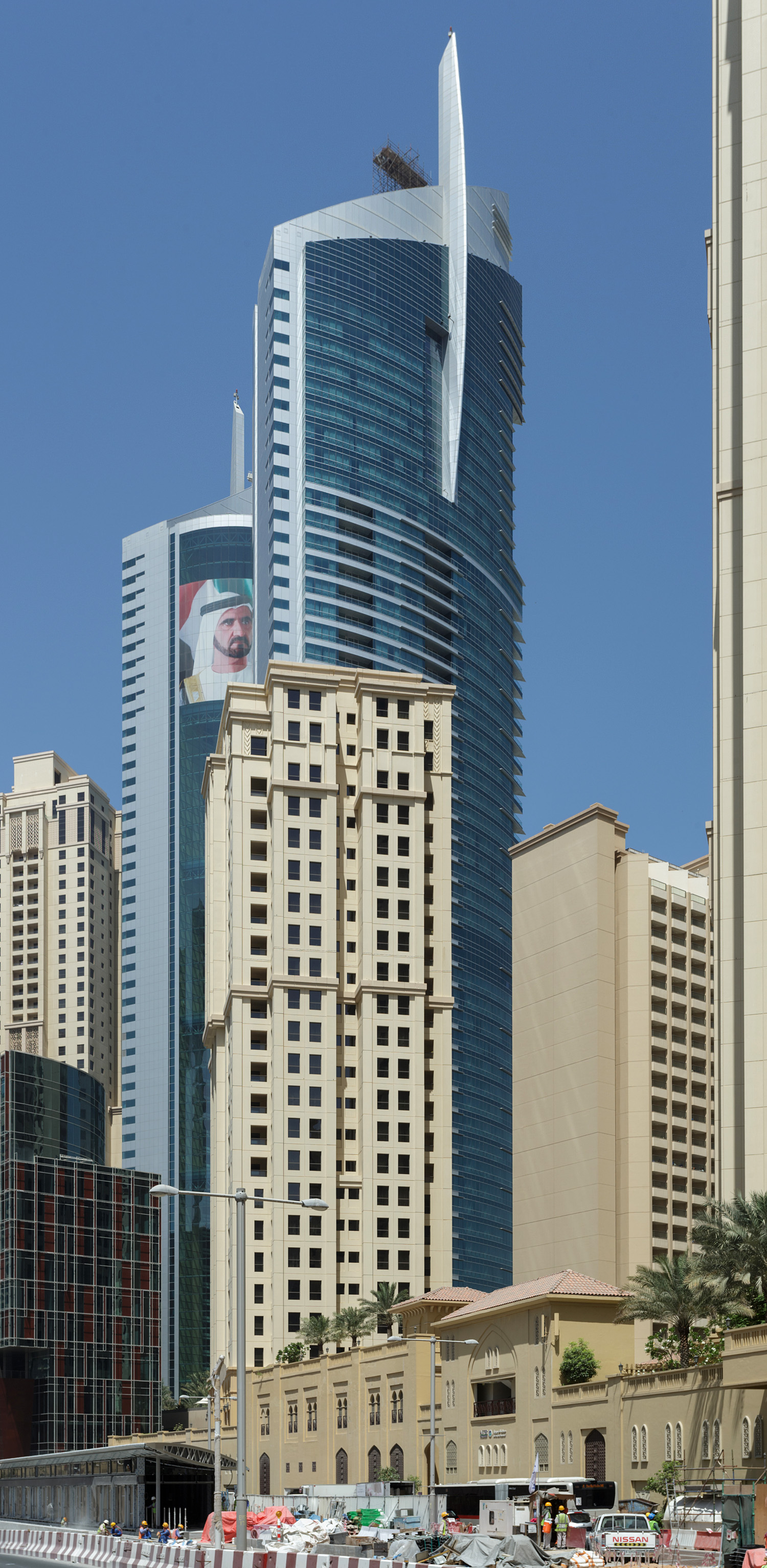 Oasis Beach Tower - View from the east 