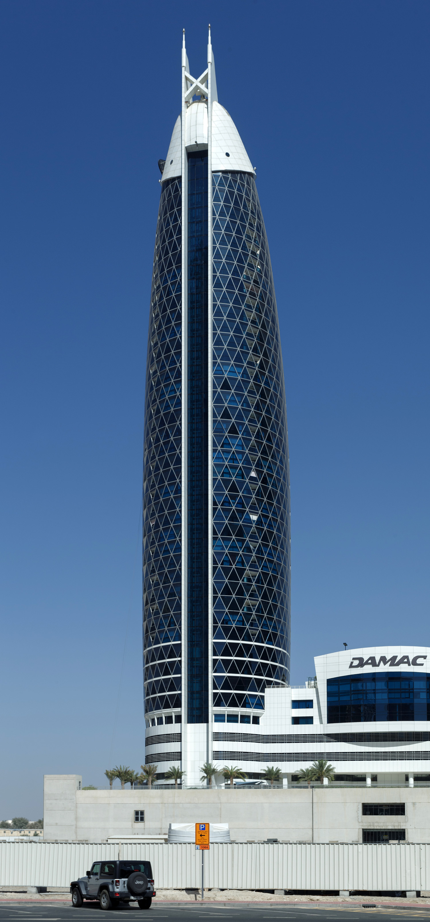 Park Tower 1 - View from the west 