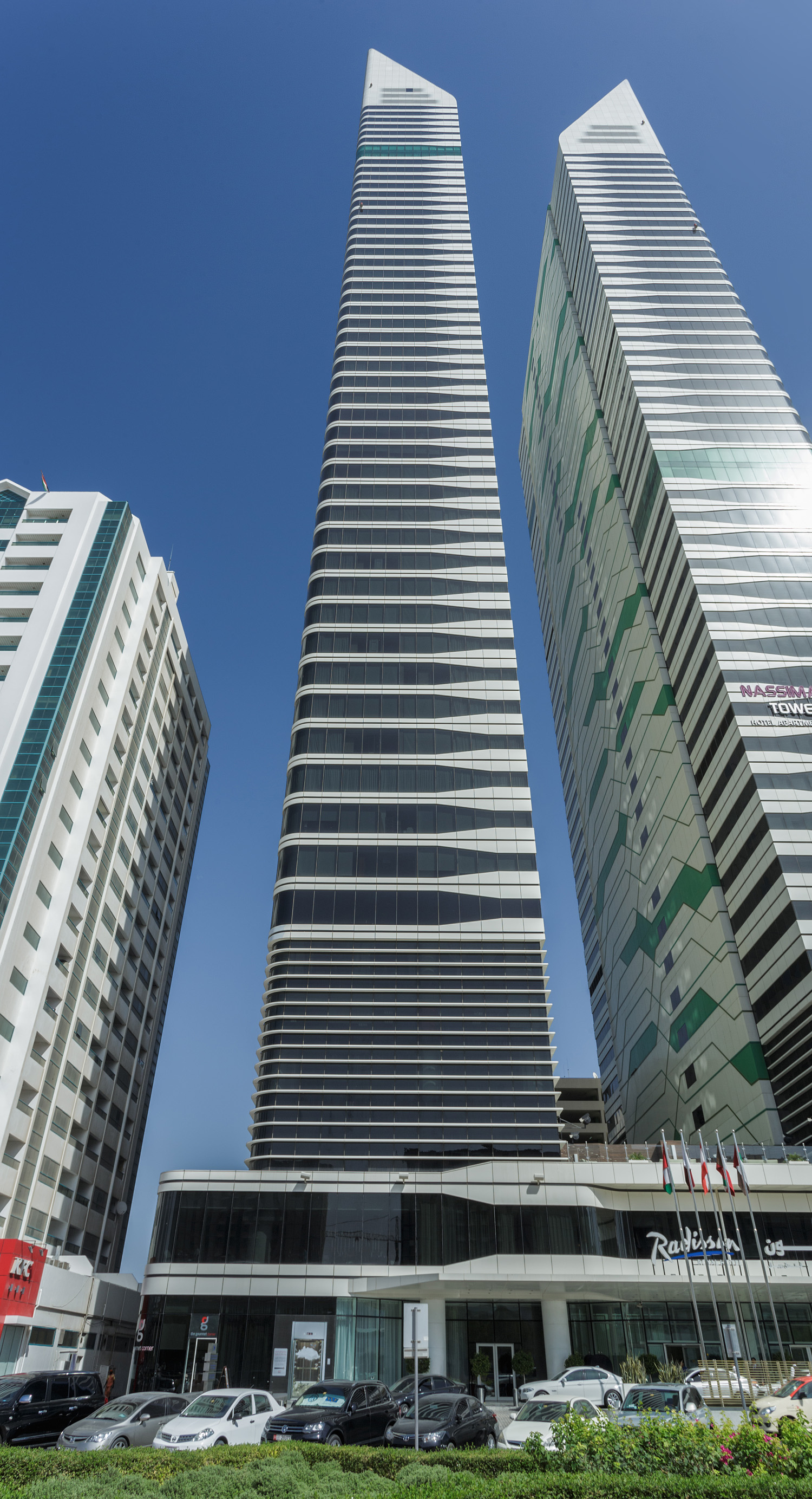 Radisson Royal Hotel Dubai - View from the southeast 