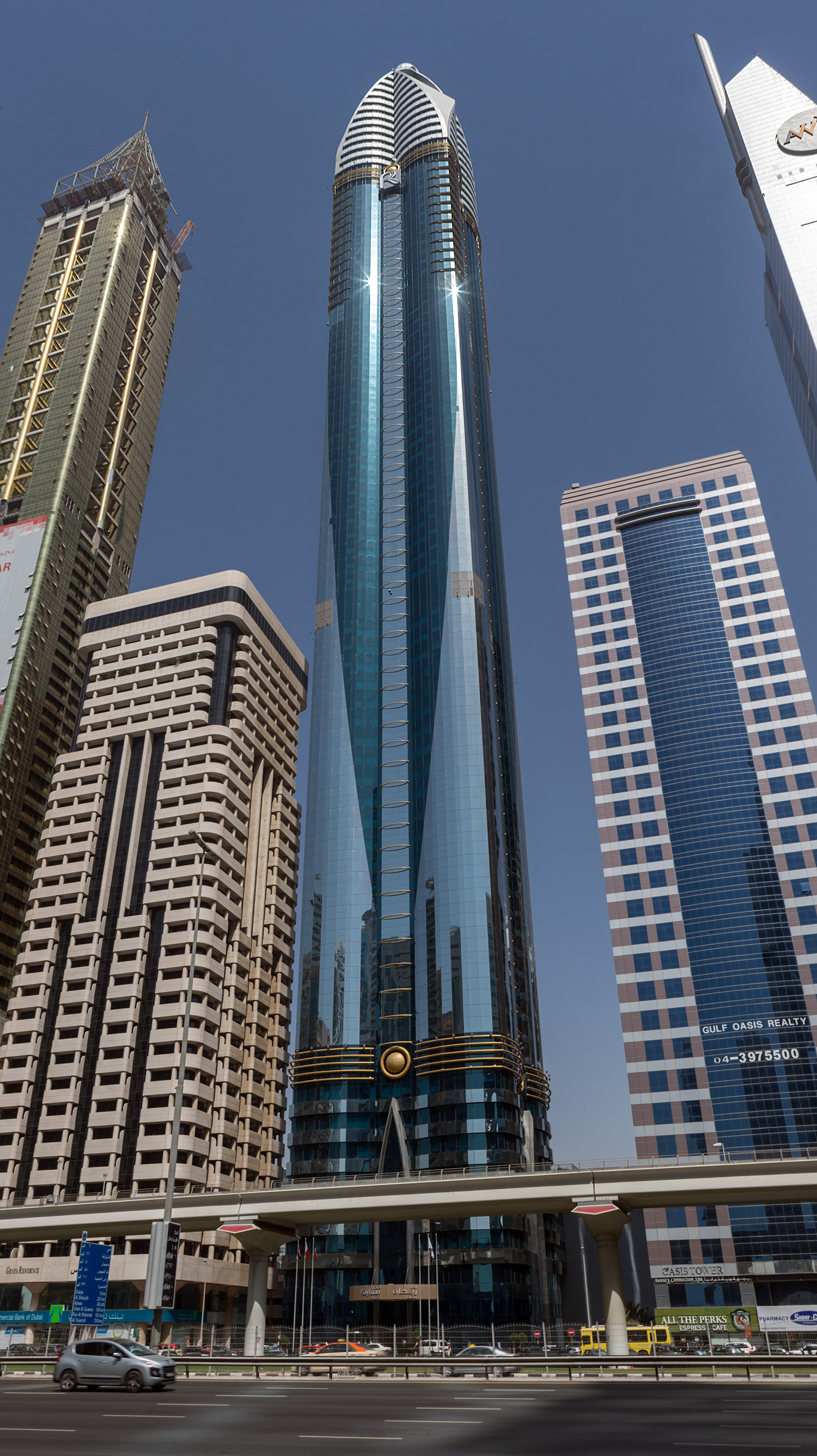 Rose Rayhaan by Rotana - View across Sheikh Zayed Road 