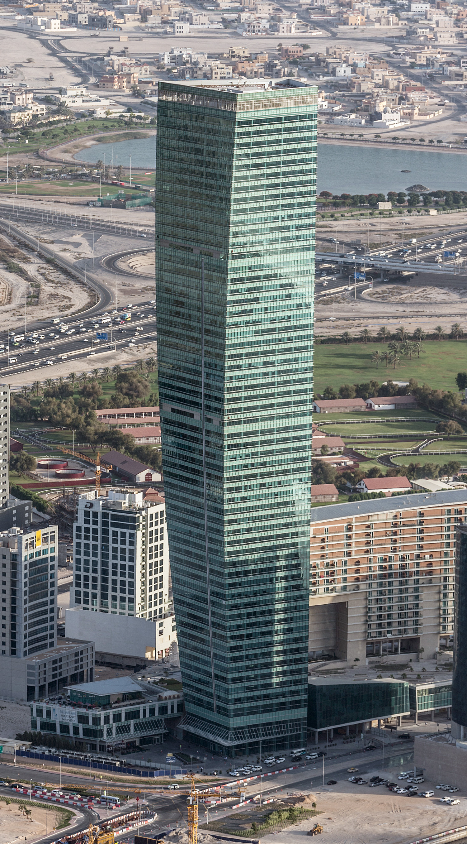 U-Bora Tower 1 - View from Burj Khalifa 