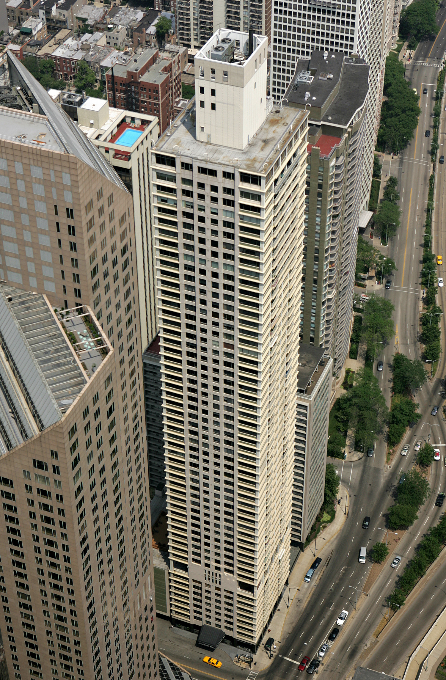 1000 Lake Shore Plaza - View from John Hancock Center 