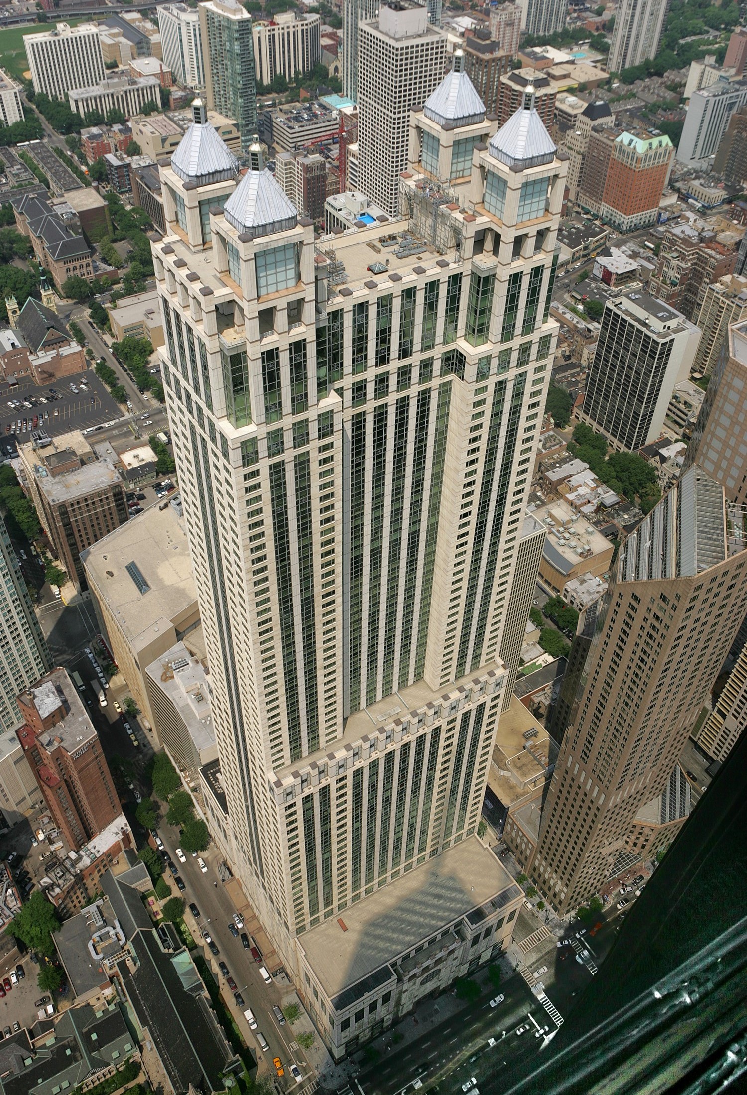 900 North Michigan Avenue - View from John Hancock Center 