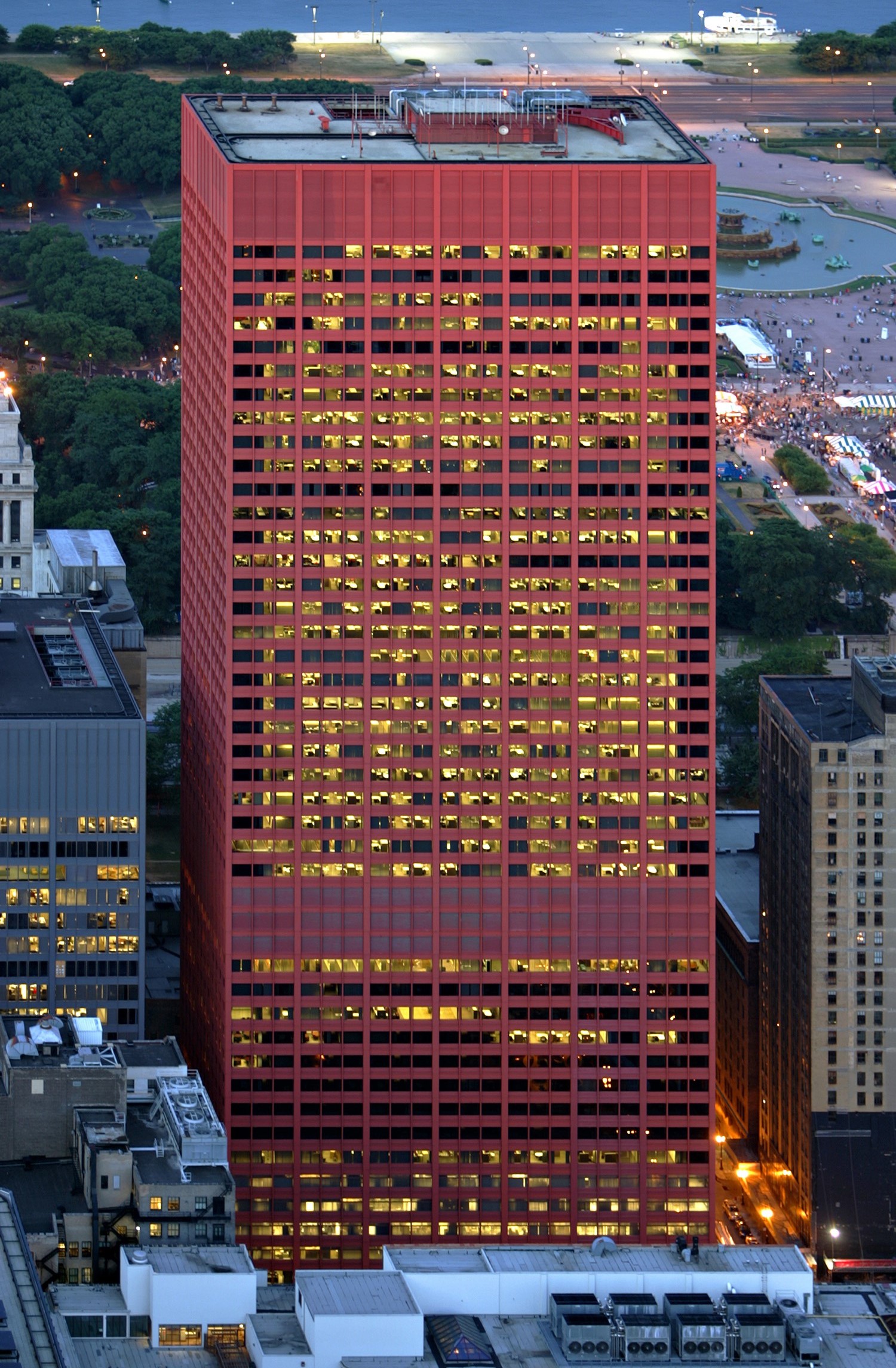 CNA Center - View from Sears Tower 