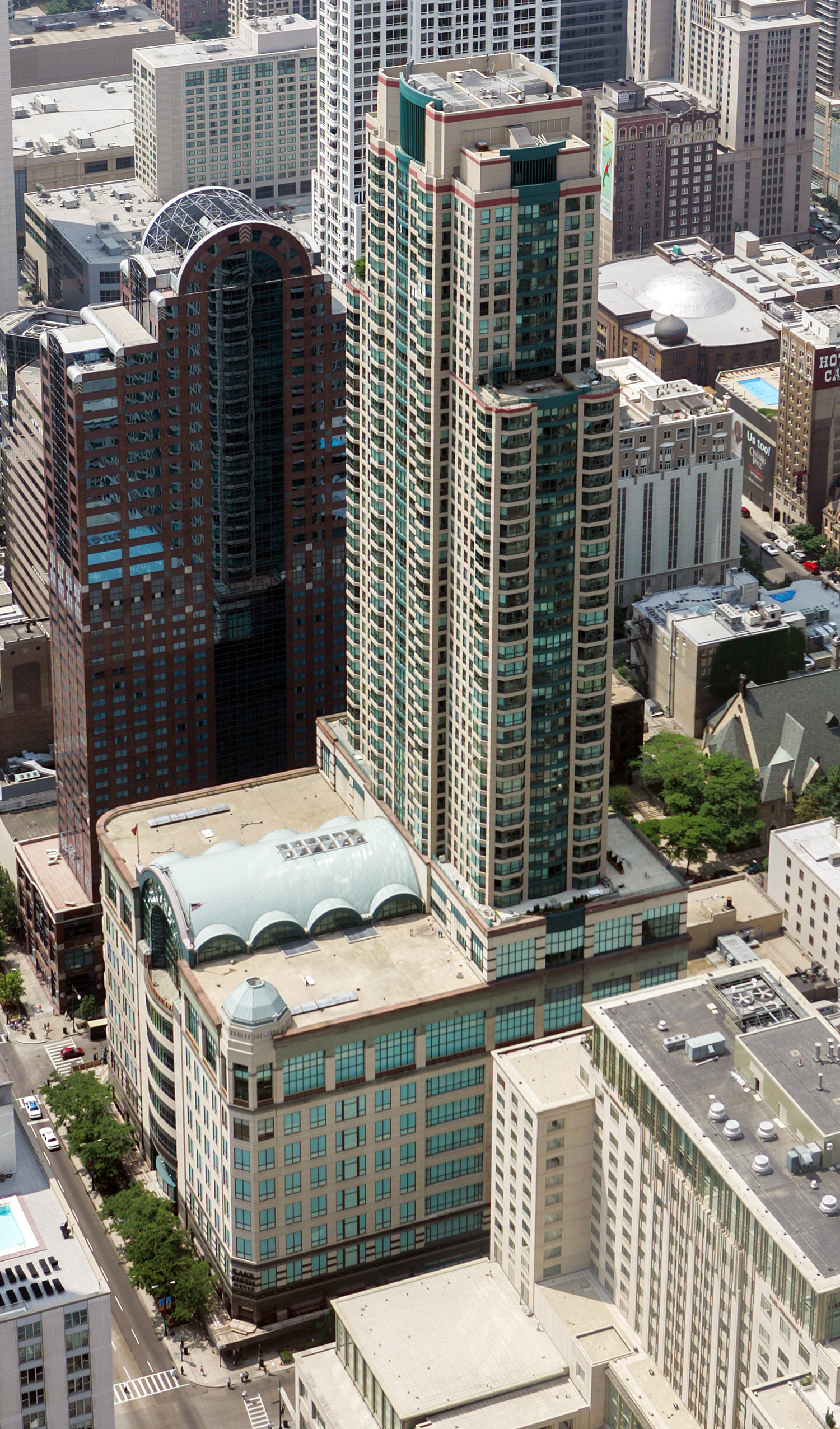 Chicago Place - View from John Hancock Center 