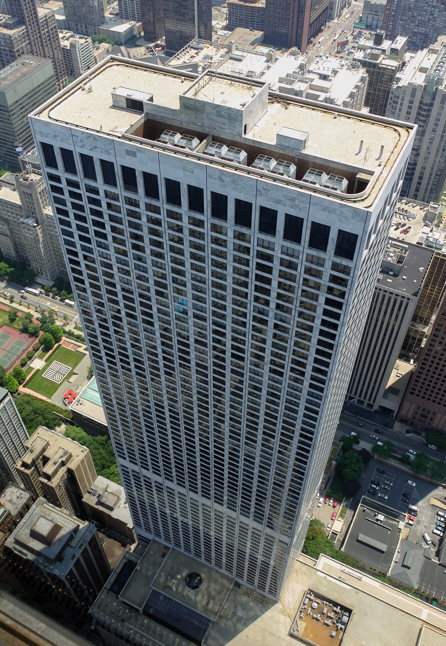 Water Tower Place - View from John Hancock Center 