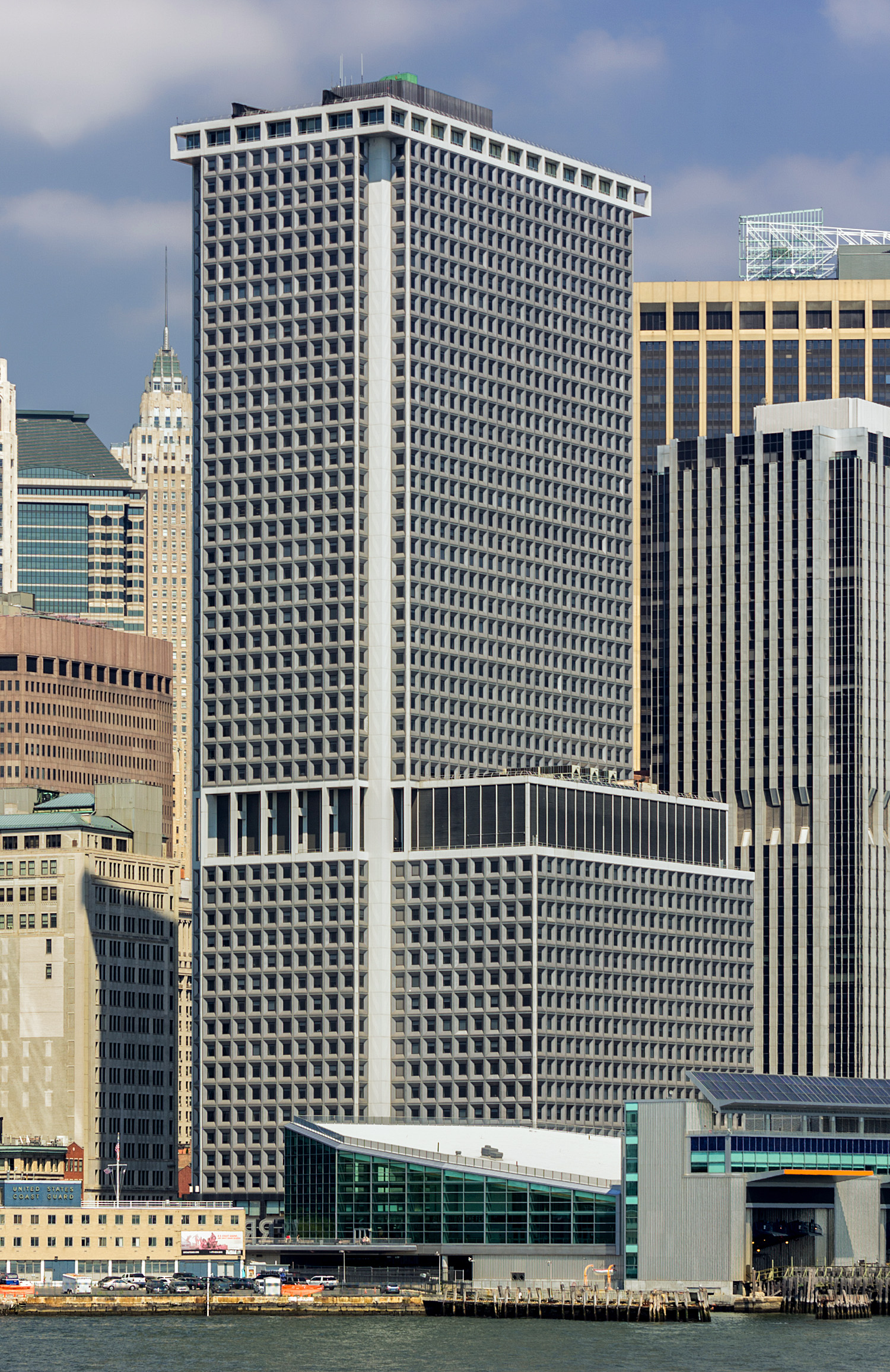 1 New York Plaza - View from Staten Island Ferry 
