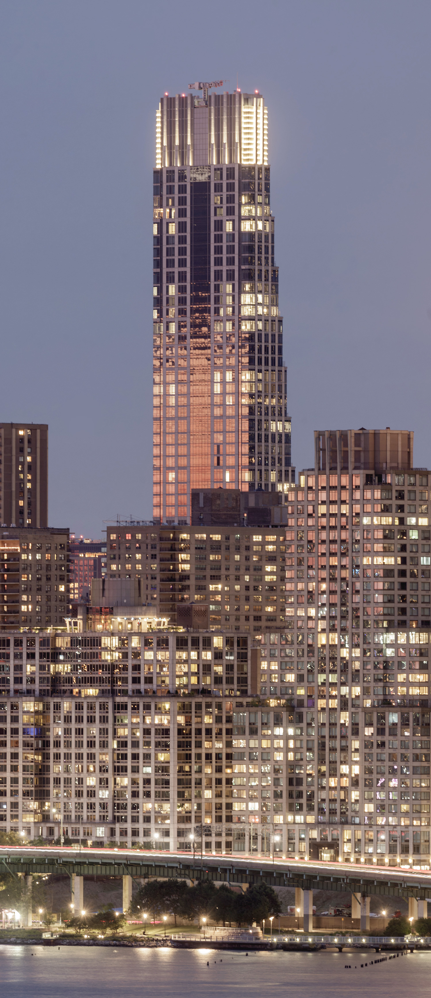 200 Amsterdam Avenue - View from Weehawken 
