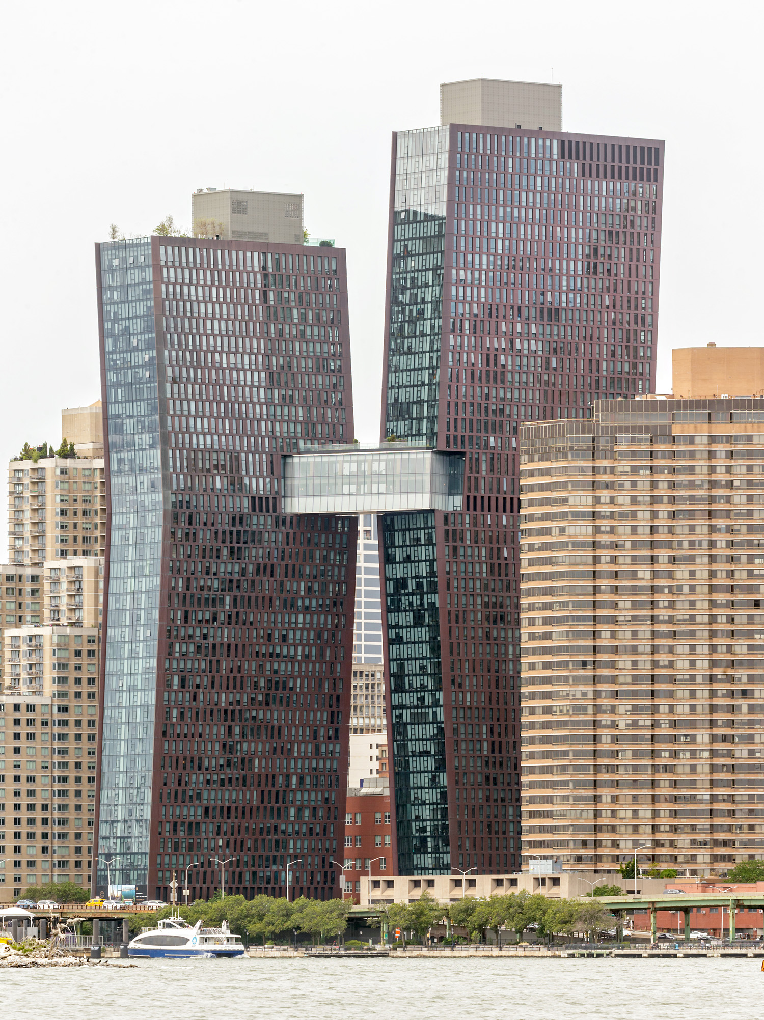American Copper Buildings West Tower - View from Queens 