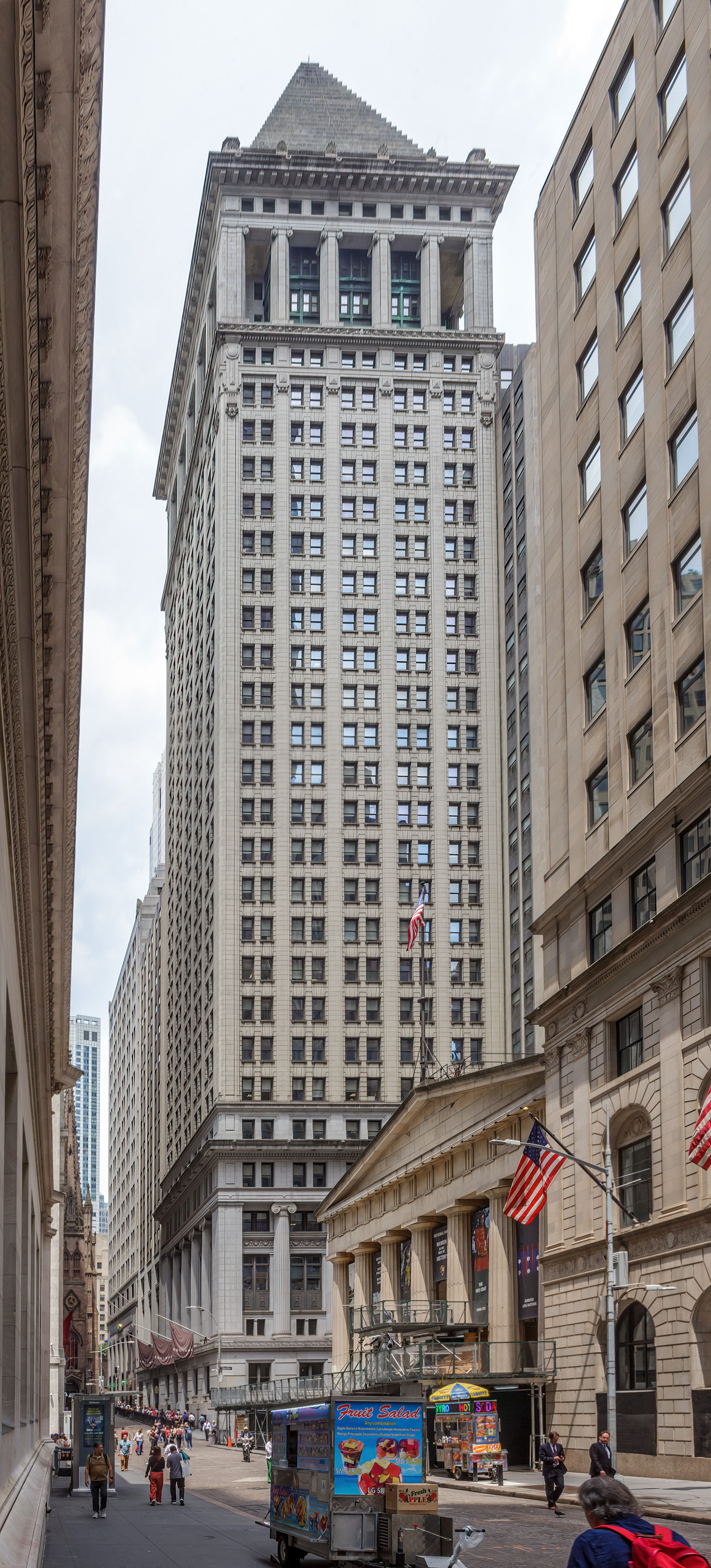 Bankers Trust Company Building - View from Wall Street 
