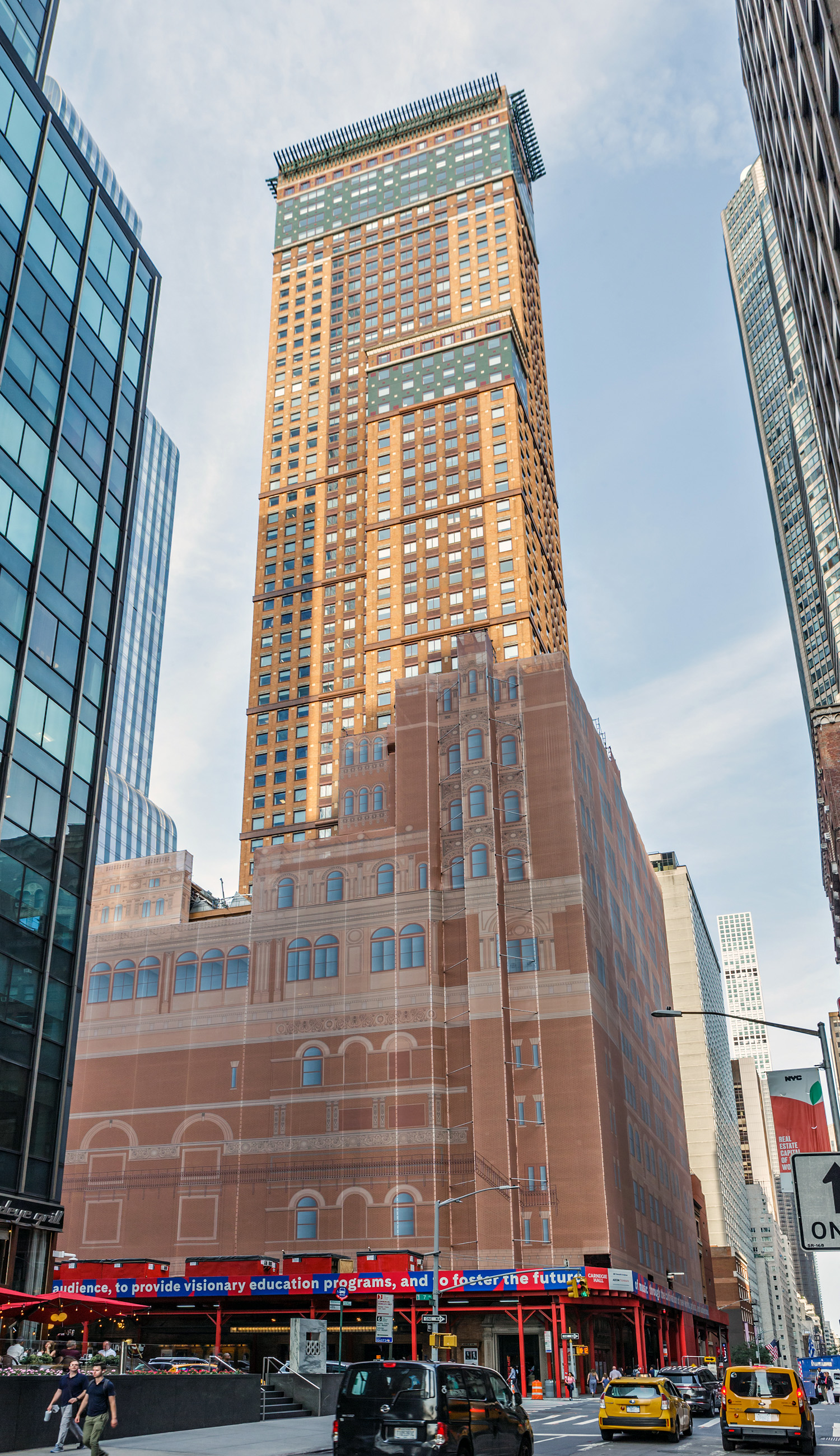 Carnegie Hall Tower - View from the west 