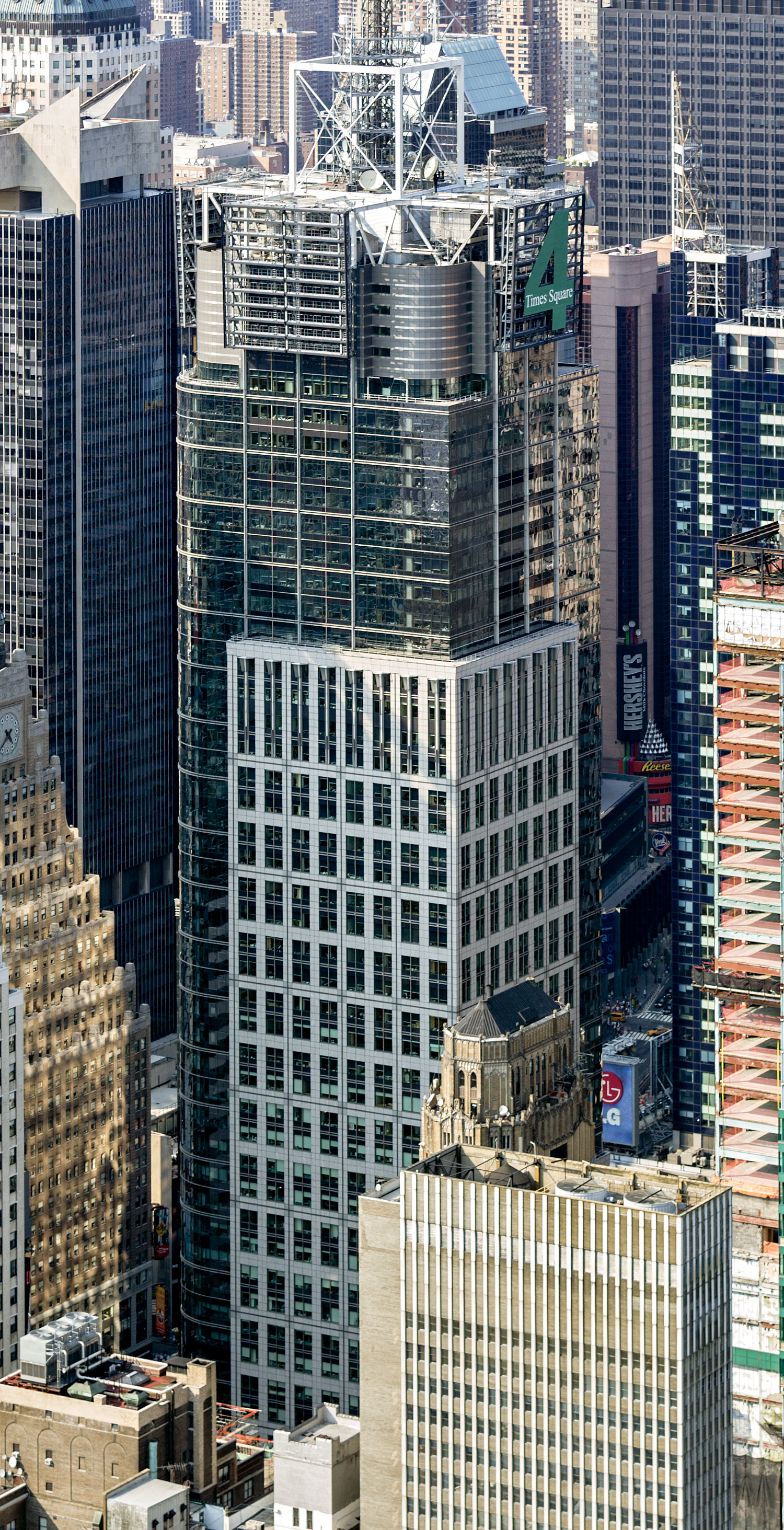 Cond Nast Building - View from Empire State Building 