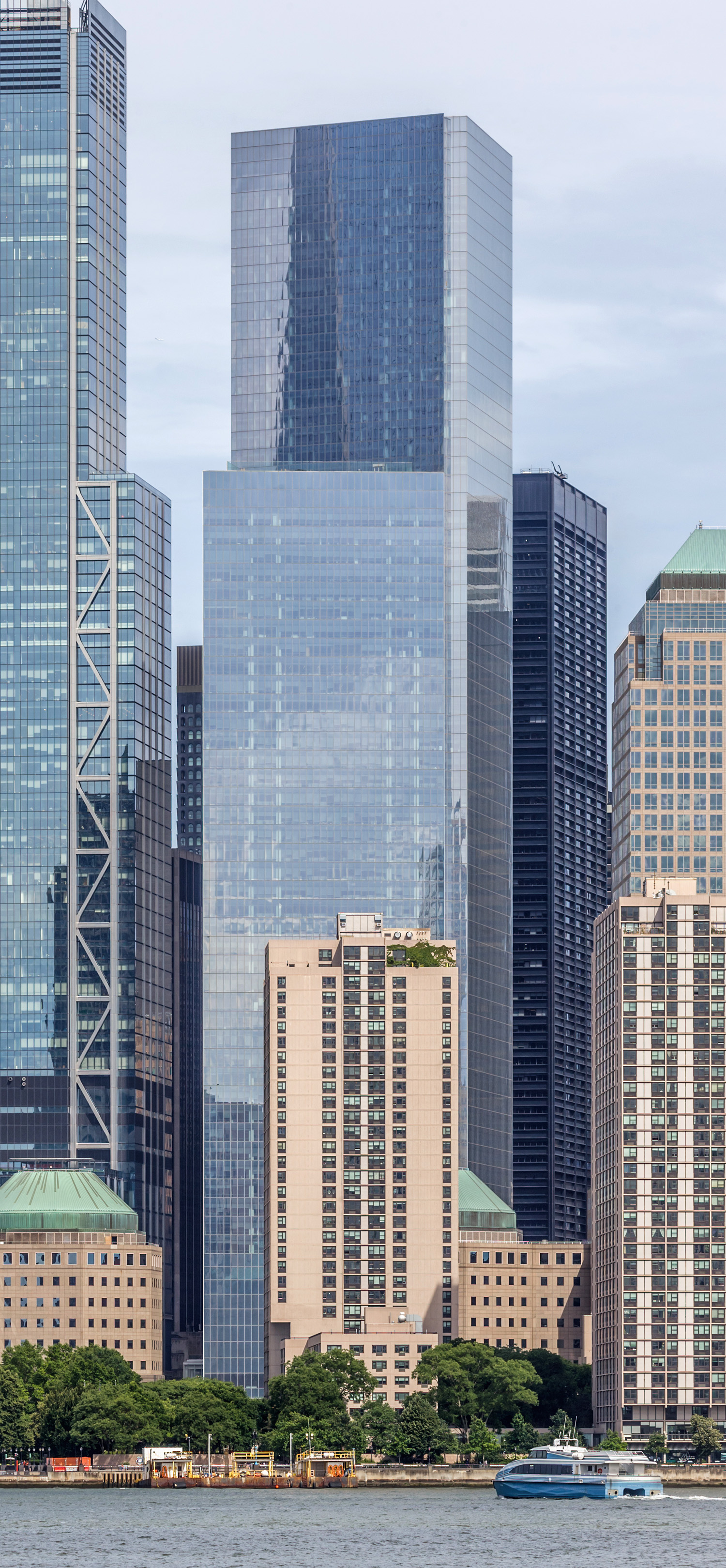 Four World Trade Center - View from Jersey City 