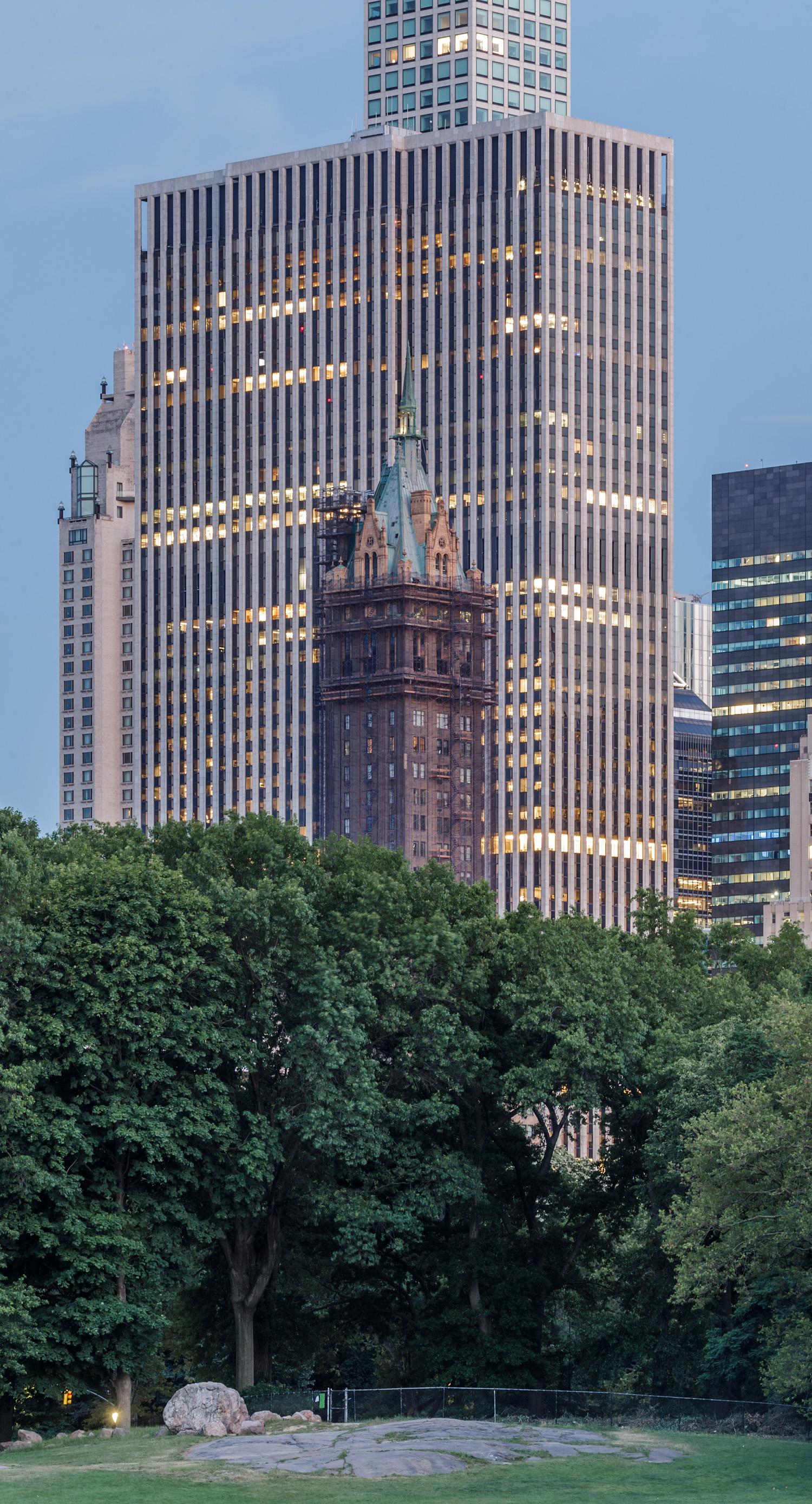 General Motors Building - View from Central Park 