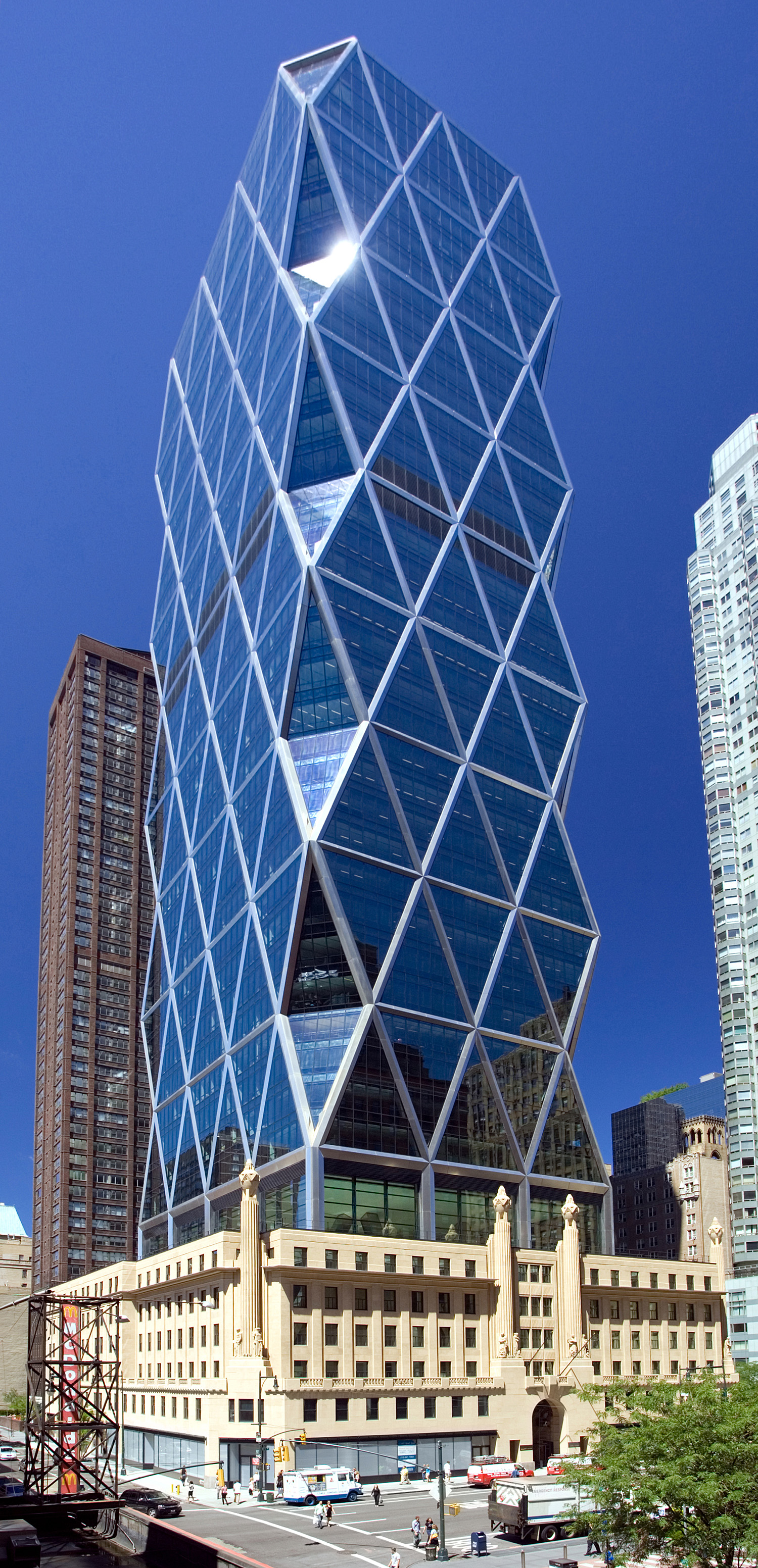 Hearst Tower - View from Da Vinci Hotel 