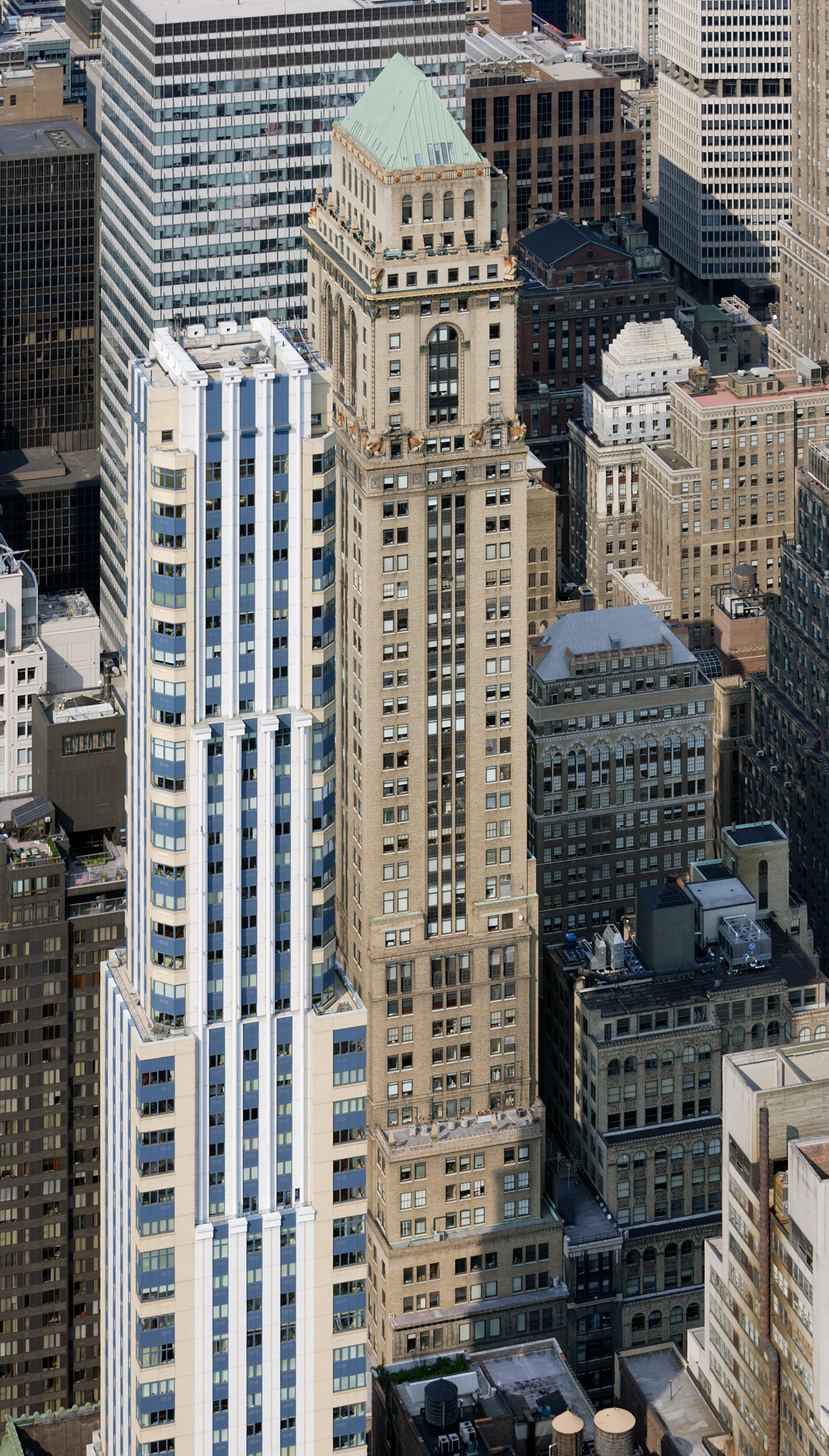 Mercantile Building - View from Empire State Building 