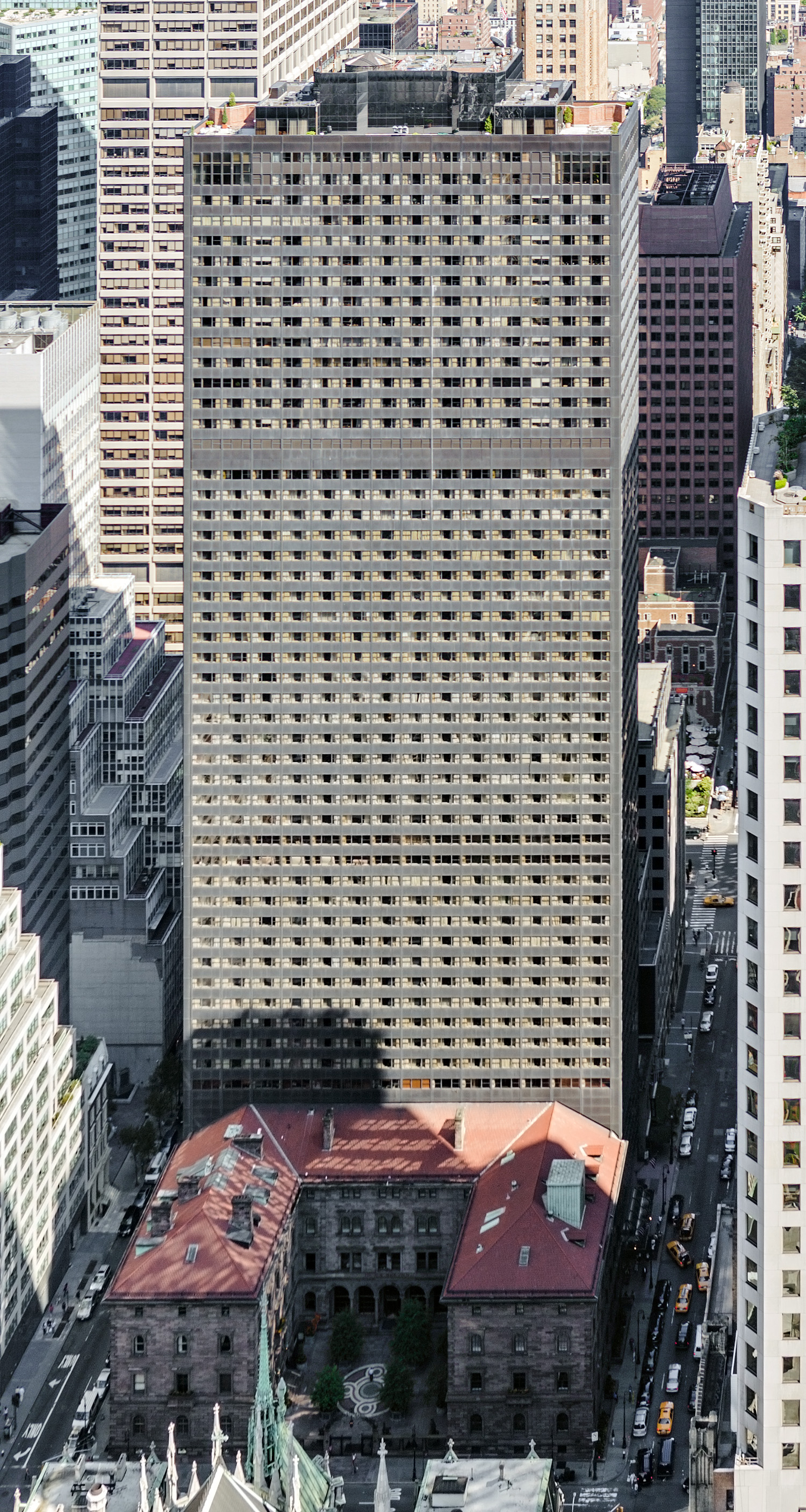 New York Palace Hotel - View from Top of the Rock 