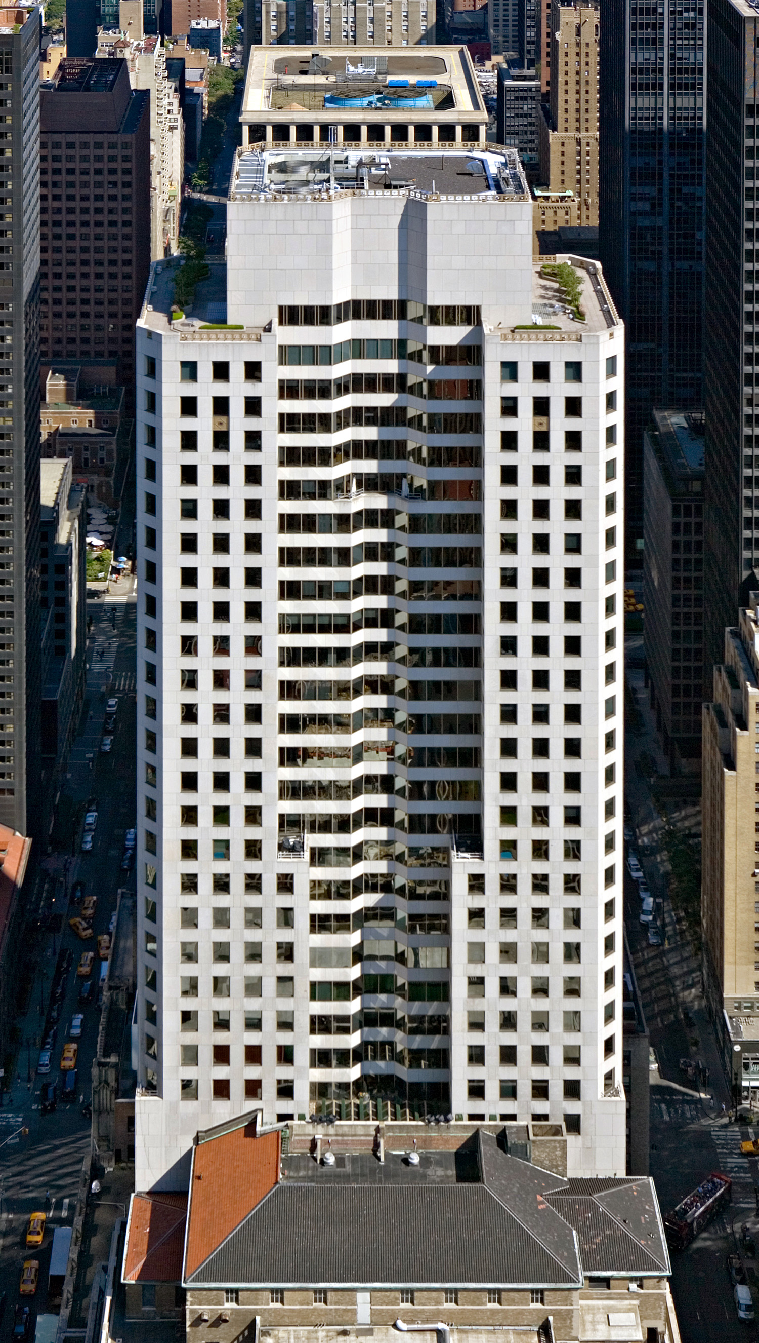 Swiss Bank Tower - View from Top of the Rock 