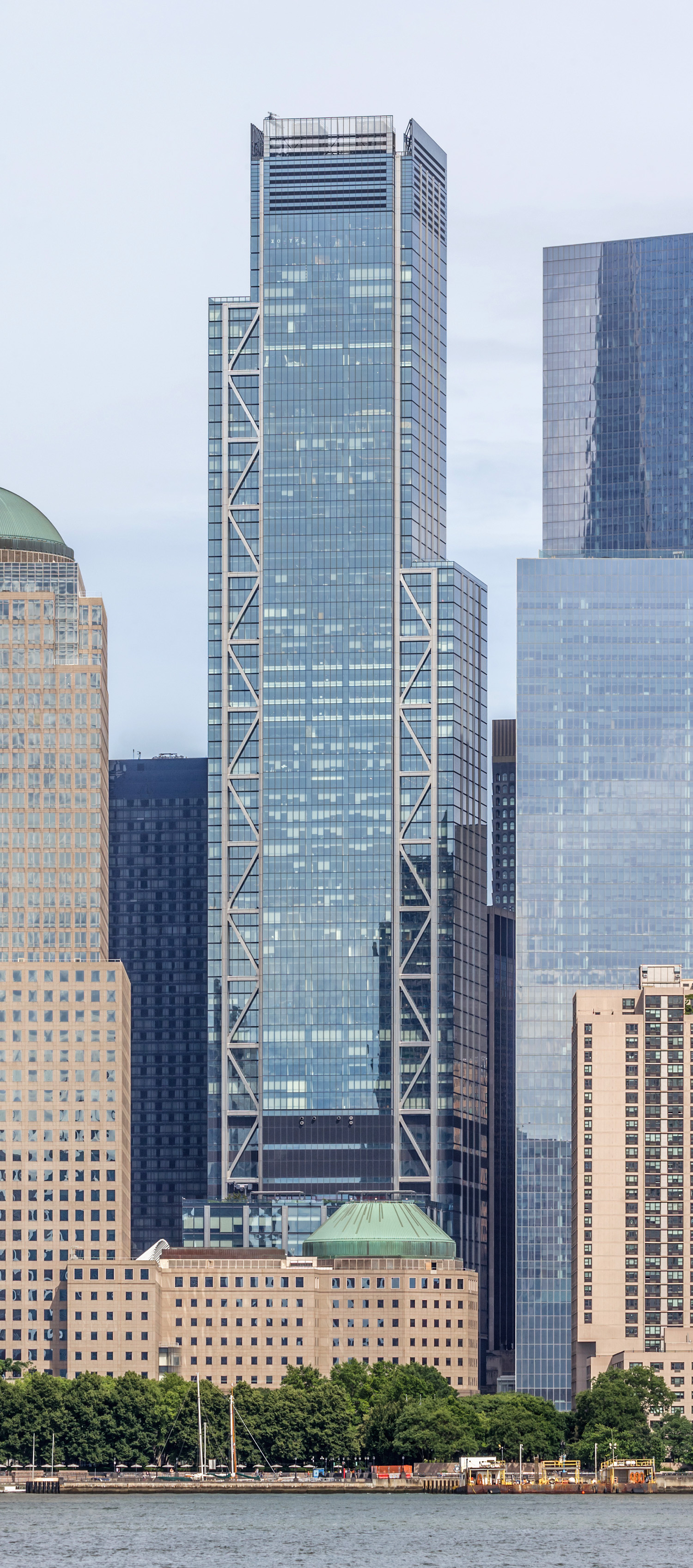 Three World Trade Center - View from Jersey City 