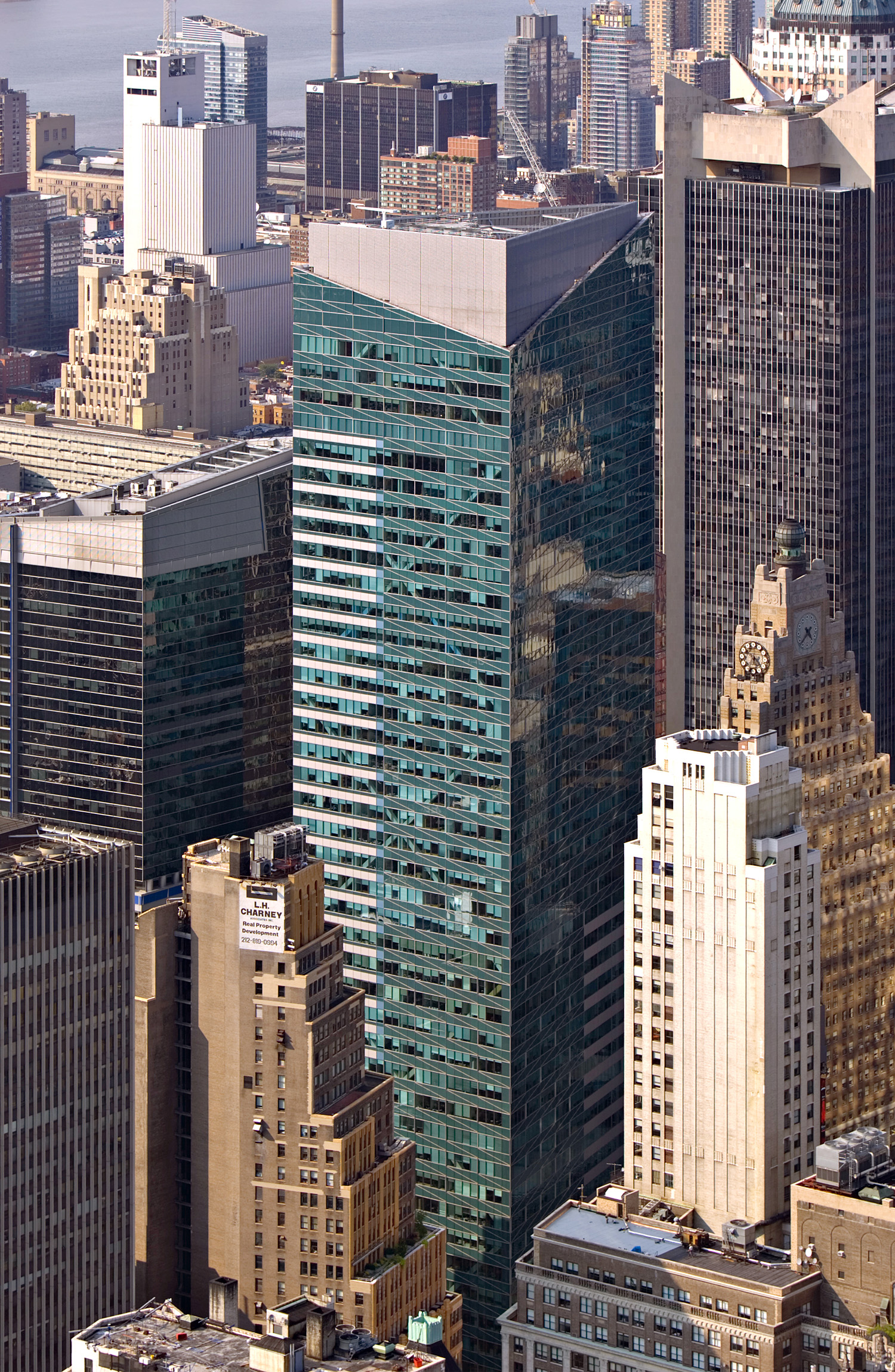 Times Square Tower - View from Empire State Building 