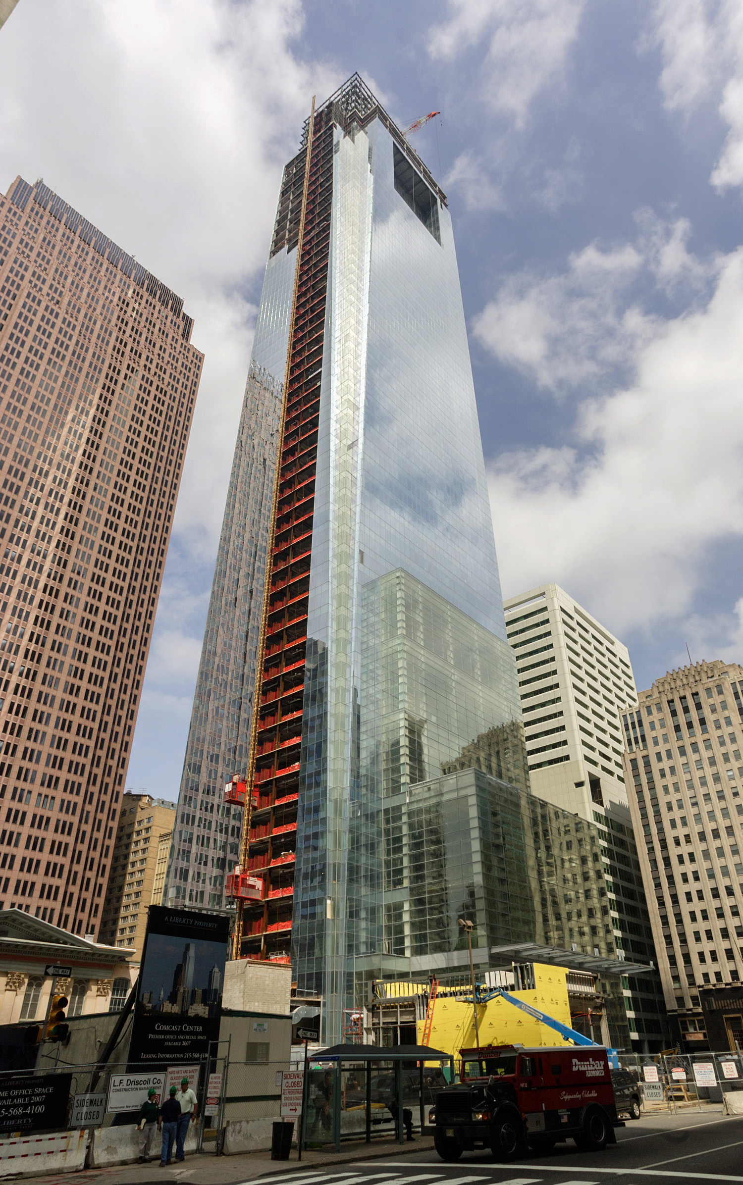 Comcast Center - Under construction 